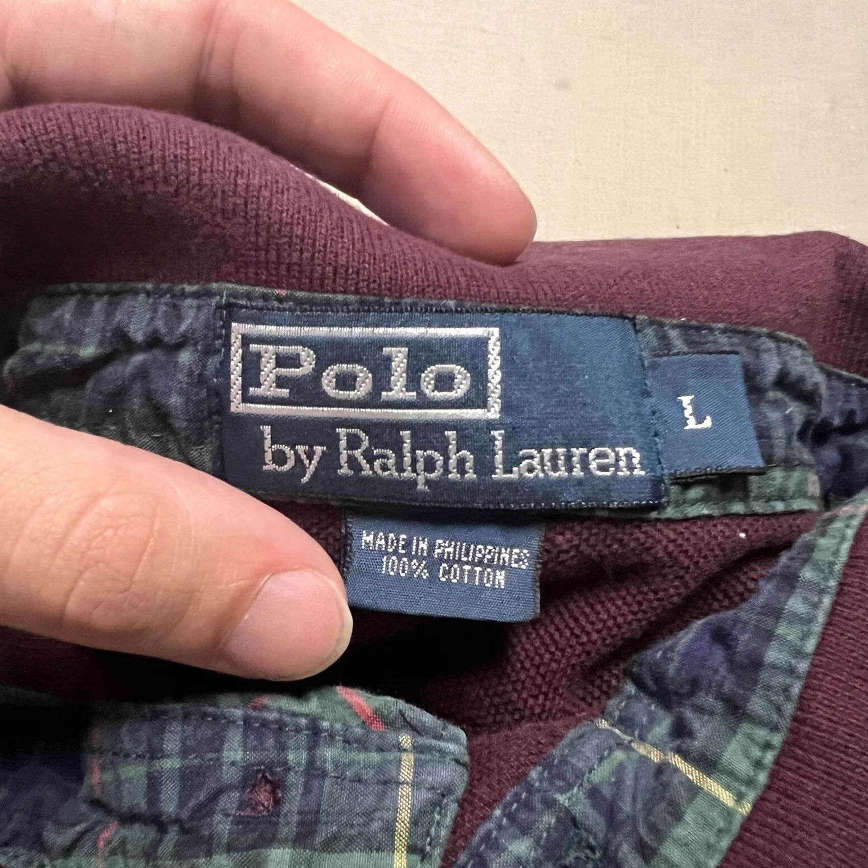 Ralph Lauren VINTAGE Polo Ralph Lauren Rugby Shirt Men’s L 90s PRL Quilted Pocket Shirt Size US L / EU 52-54 / 3 - 4 Thumbnail