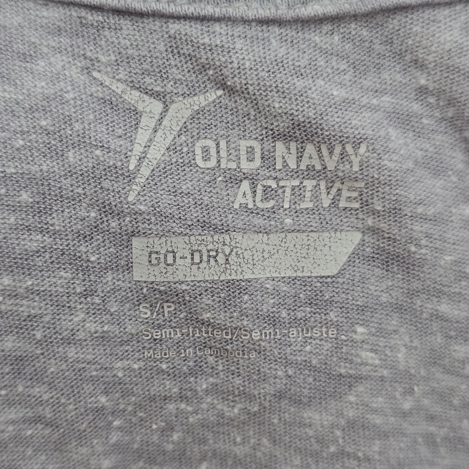 Old Navy Old Navy Active Gray Warrior Tank Activewear Top Small Size S / US 4 / IT 40 - 6 Thumbnail