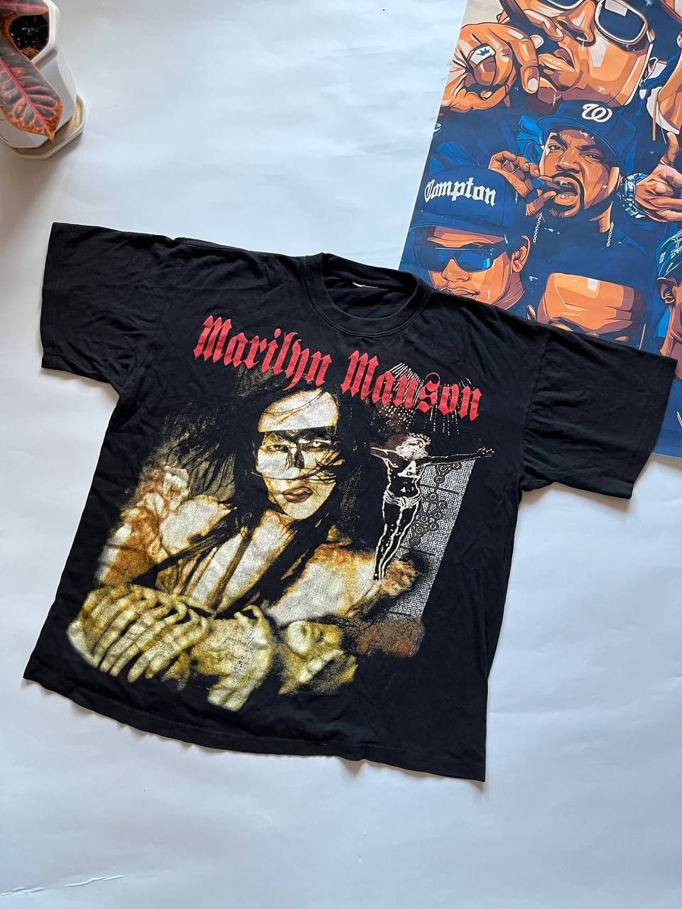 Band Tees Rare Vintage Marilyn Manson Antichrist Superstar 2001 Tee Size US M / EU 48-50 / 2 - 1 Thumbnail