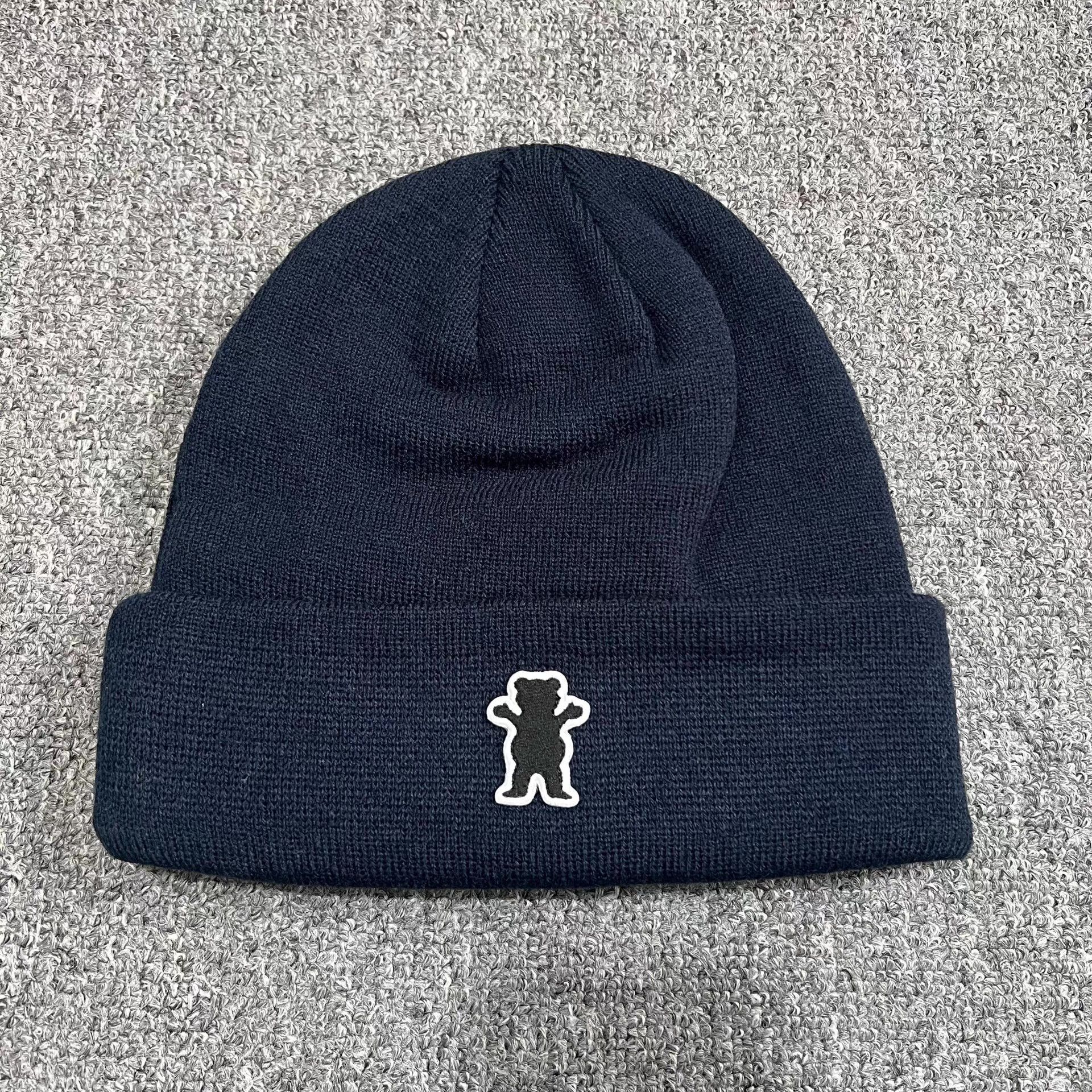 Grizzly Griptape Grizzly Griptape bear embroidered knit beanie Q7 Size ONE SIZE - 9 Thumbnail