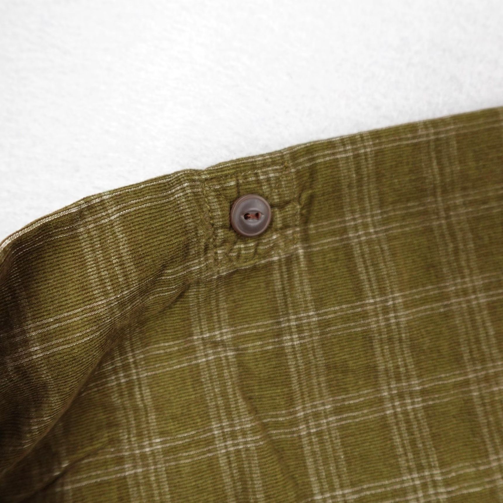 Pendleton Pendleton Shirt Mens XL Green Plaid Fairbanks Corduroy Roll Tab Button Up Long Sleeve Size US XL / EU 56 / 4 - 4 Thumbnail