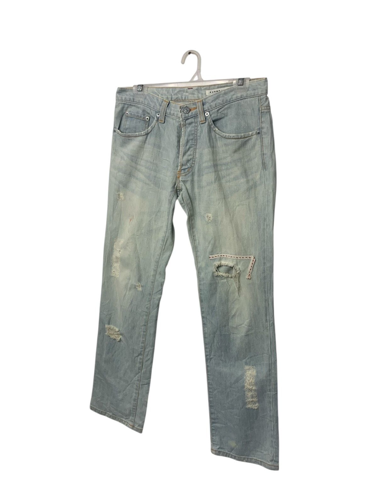 Issey Miyake Issey Miyake Sunao Kuwahara Distressed Design Jeans Size US 30 / EU 46 - 2 Thumbnail