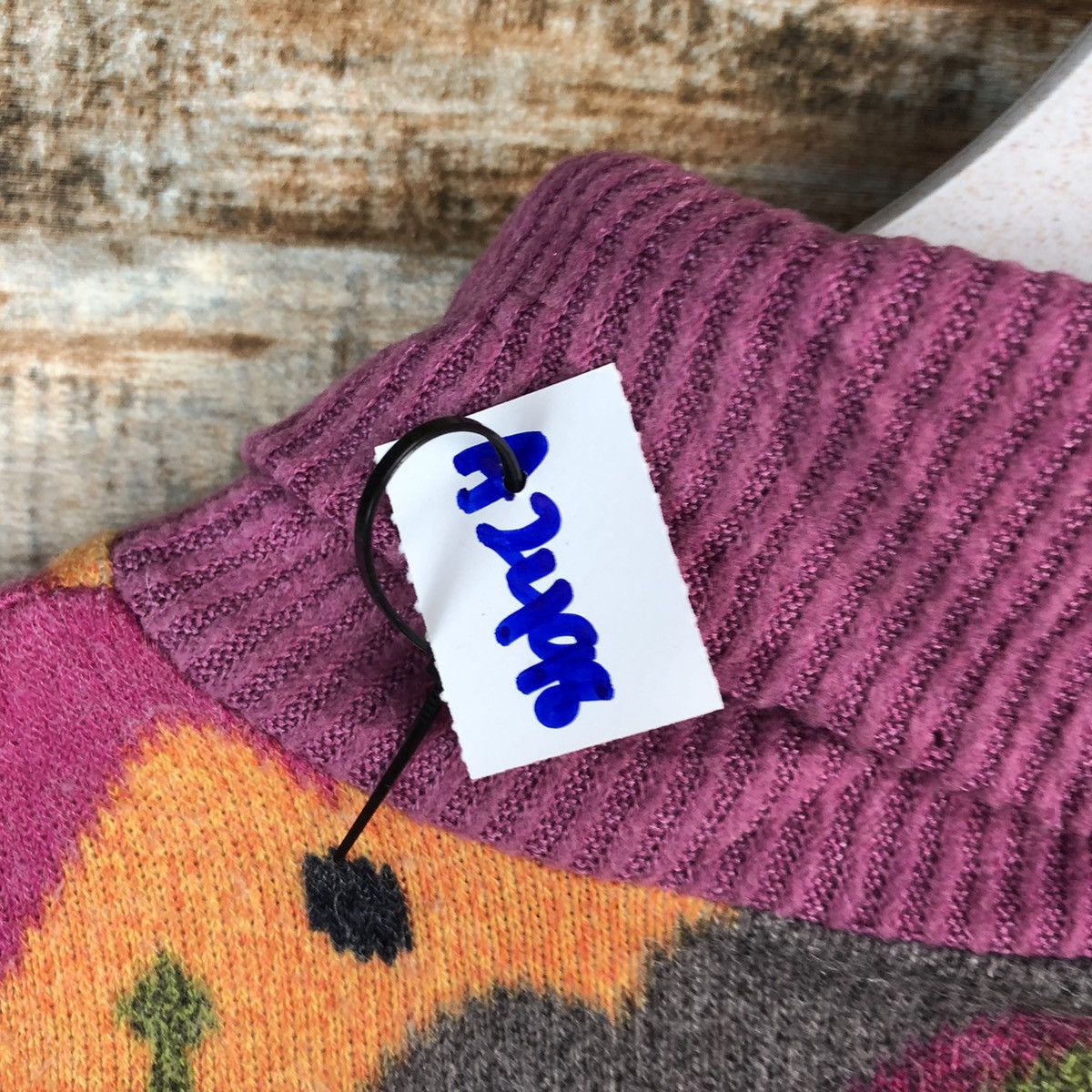 Homespun Knitwear × Japanese Brand Benevolent Pink art Knitwear #A2498 Size XL / US 12-14 / IT 48-50 - 11 Thumbnail