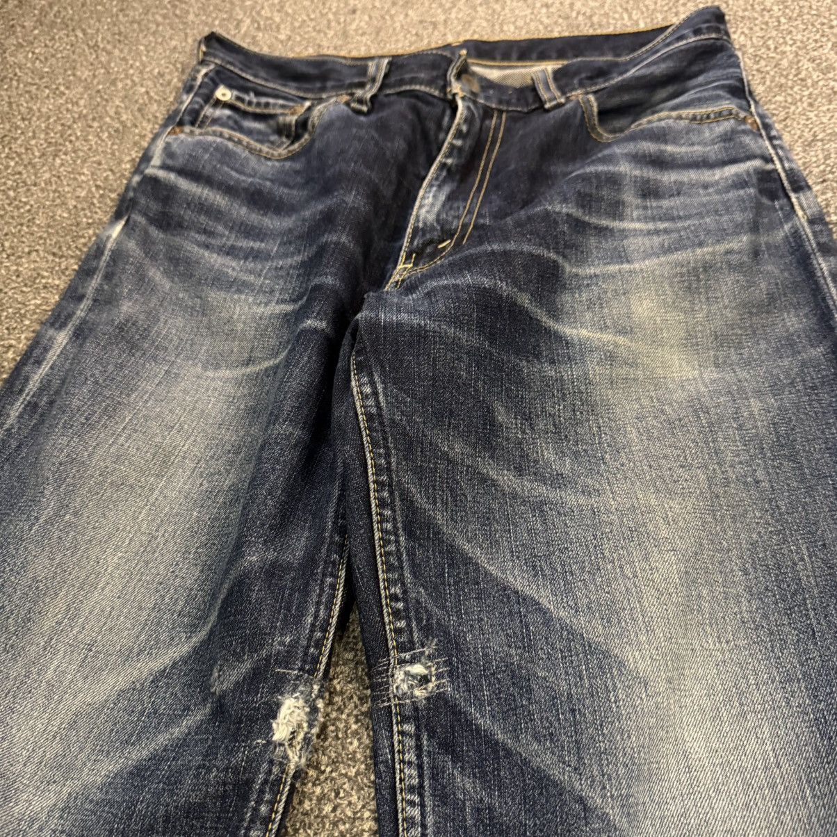 Levi's Vintage Clothing 🔥🇯🇵 Vintage 90s Japanese Levis 502 Distressed Denim Size US 31 - 12 Thumbnail