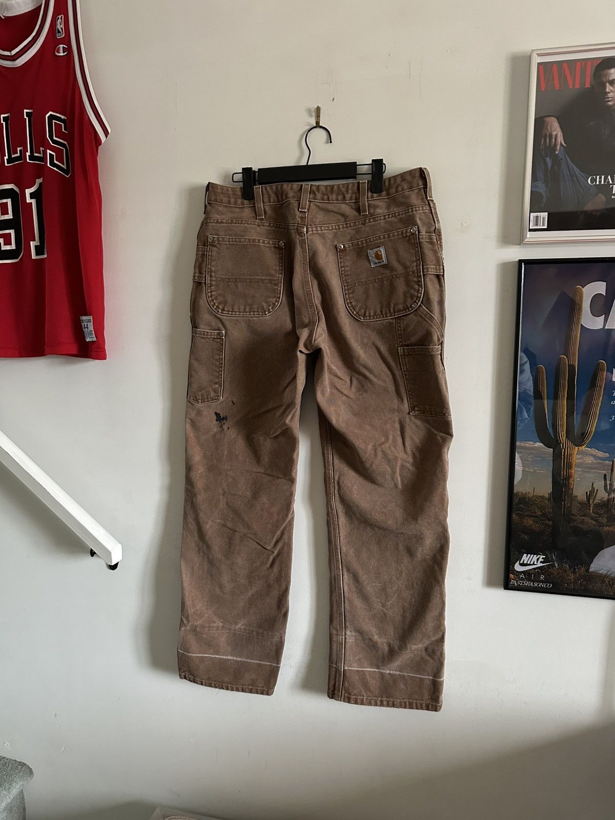 Carhartt × Vintage Carhartt Vintage 90s Women’s Double Knees Size 34" / US 12 / IT 48 - 2 Thumbnail