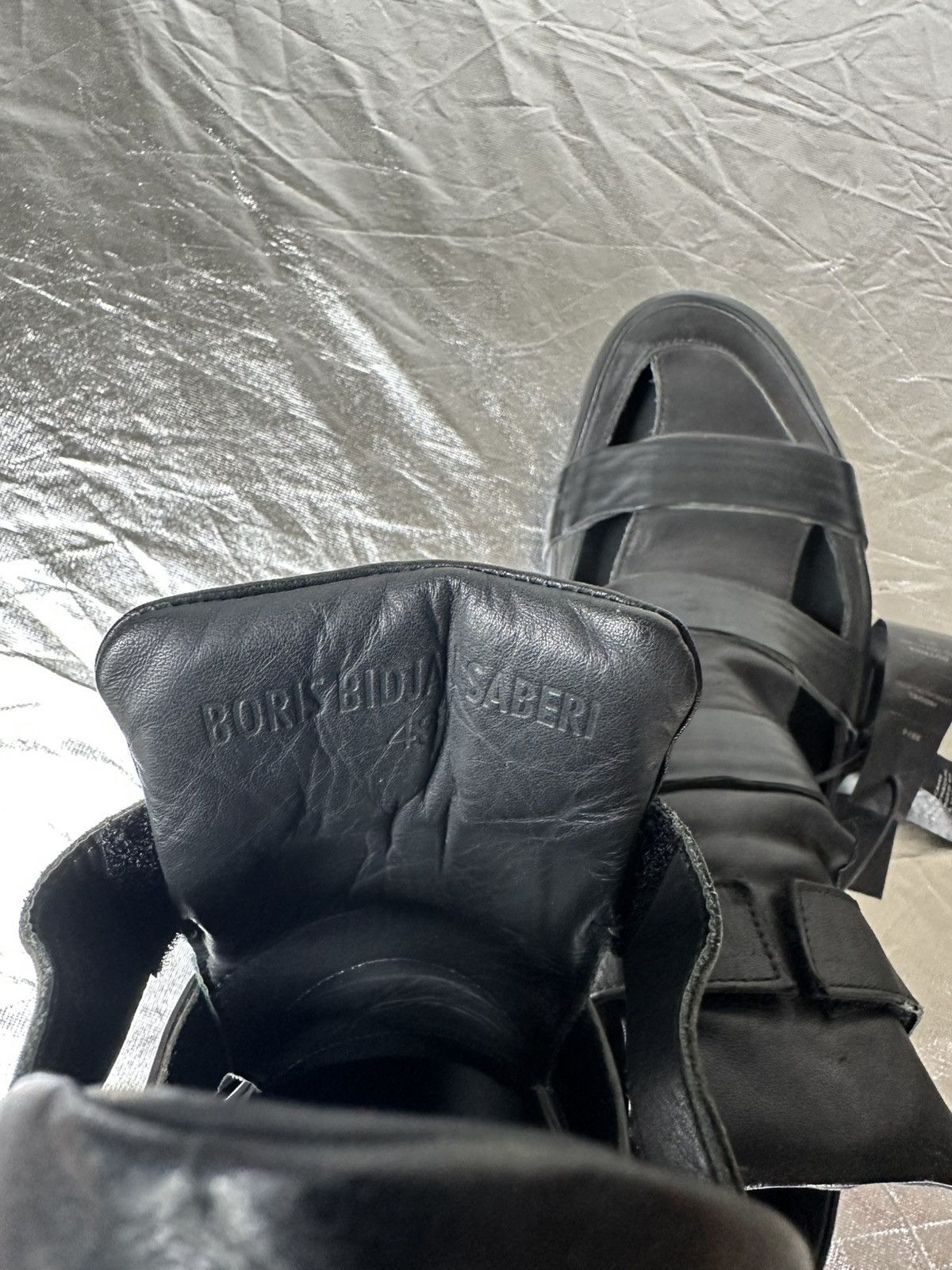 Boris Bidjan Saberi leather summer sneakers Size US 10.5 / EU 43-44 - 9 Thumbnail