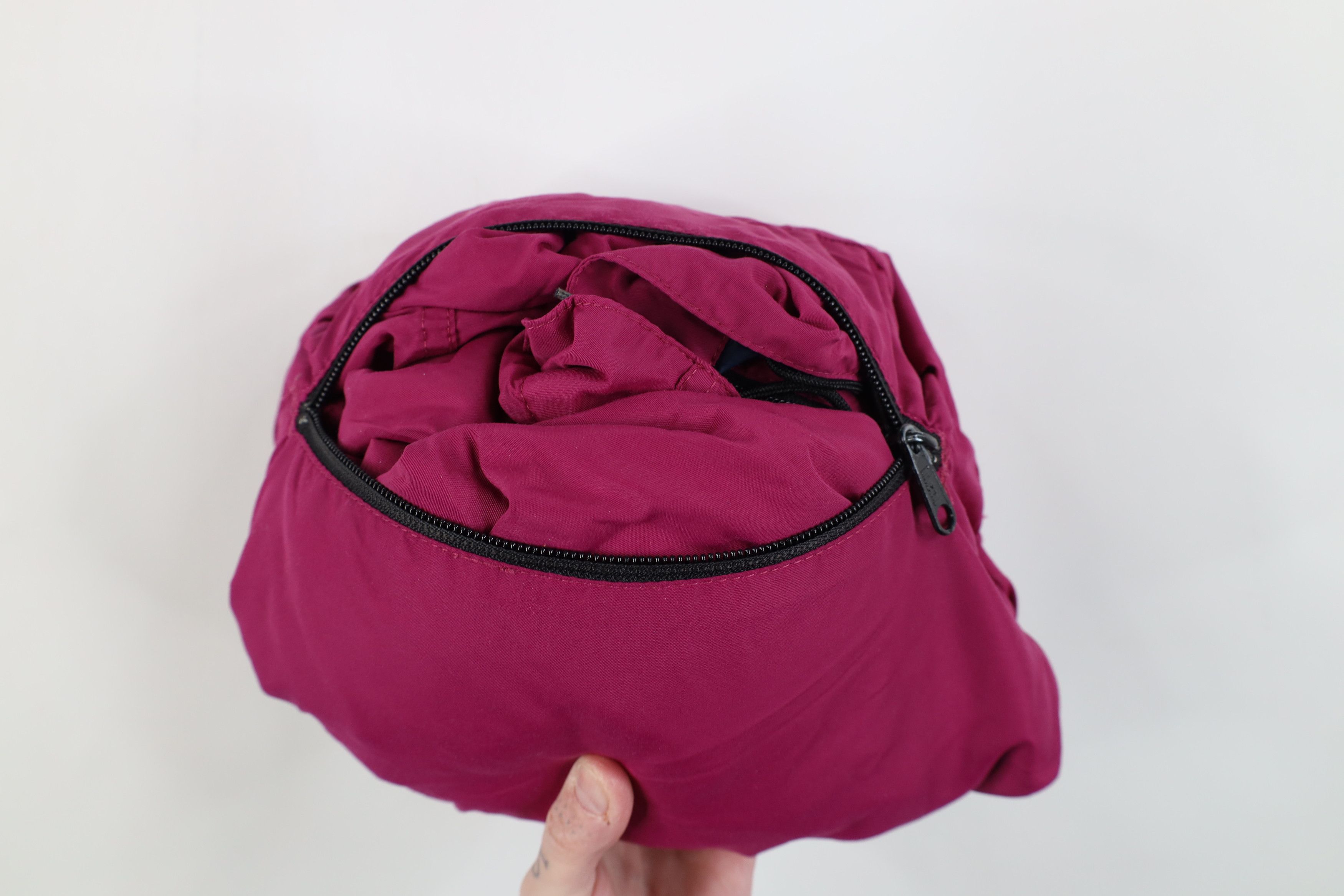 L.L. Bean Vintage 90s LL Bean Spell Hooded Packable Anorak Jacket Pink Size M / US 6-8 / IT 42-44 - 16 Thumbnail