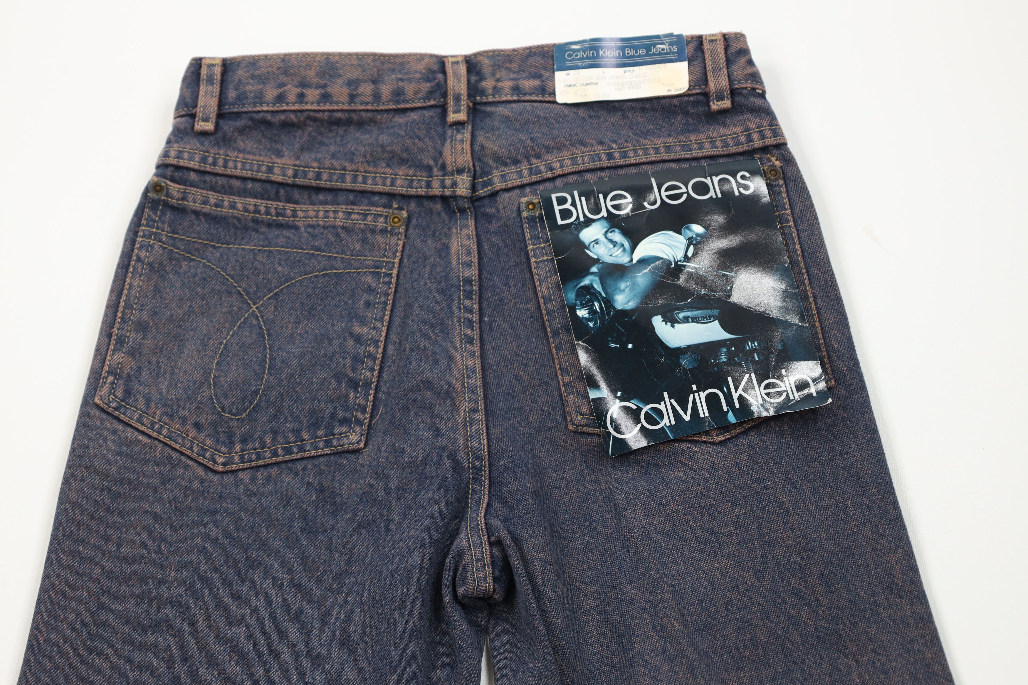Calvin Klein Deadstock Vintage 80s 90s Calvin Klein Western Jeans USA Size US 28 / EU 44 - 9 Thumbnail