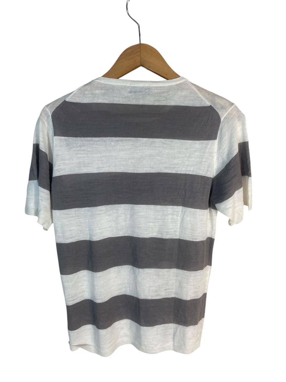 Yohji Yamamoto Ined stripe tshirt by yohji Yamamoto Size M / US 6-8 / IT 42-44 - 2 Thumbnail