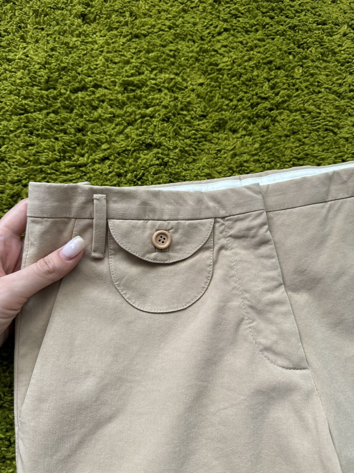 Prada Prada minimalist beige pants Size 27" / US 4 / IT 40 - 2 Thumbnail