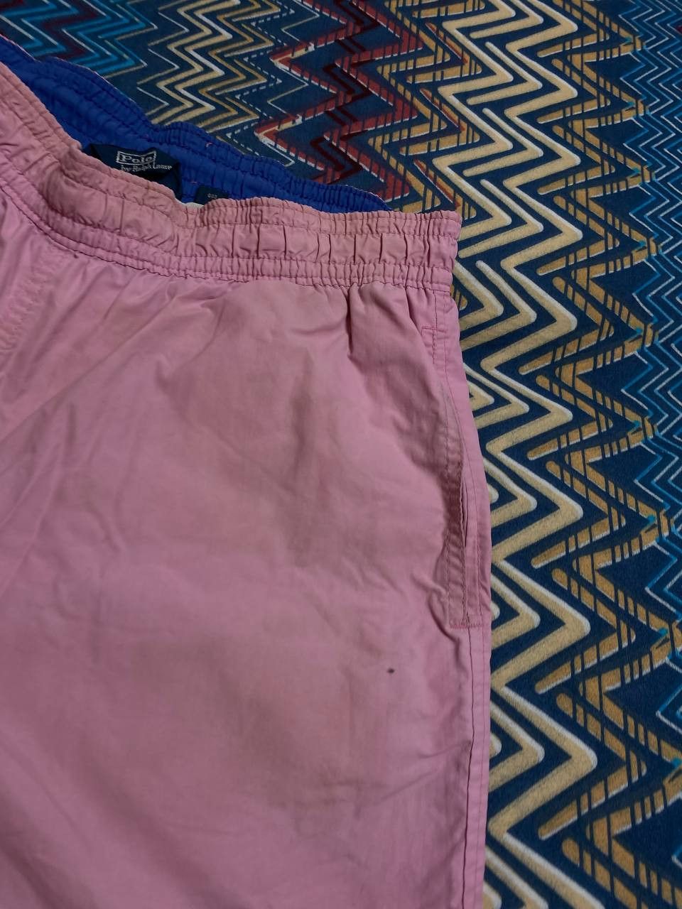 Polo Ralph Lauren Vintage 2000s Polo Ralph Lauren Pink Nylon Swim Shorts Size US 32 / EU 48 - 5 Thumbnail