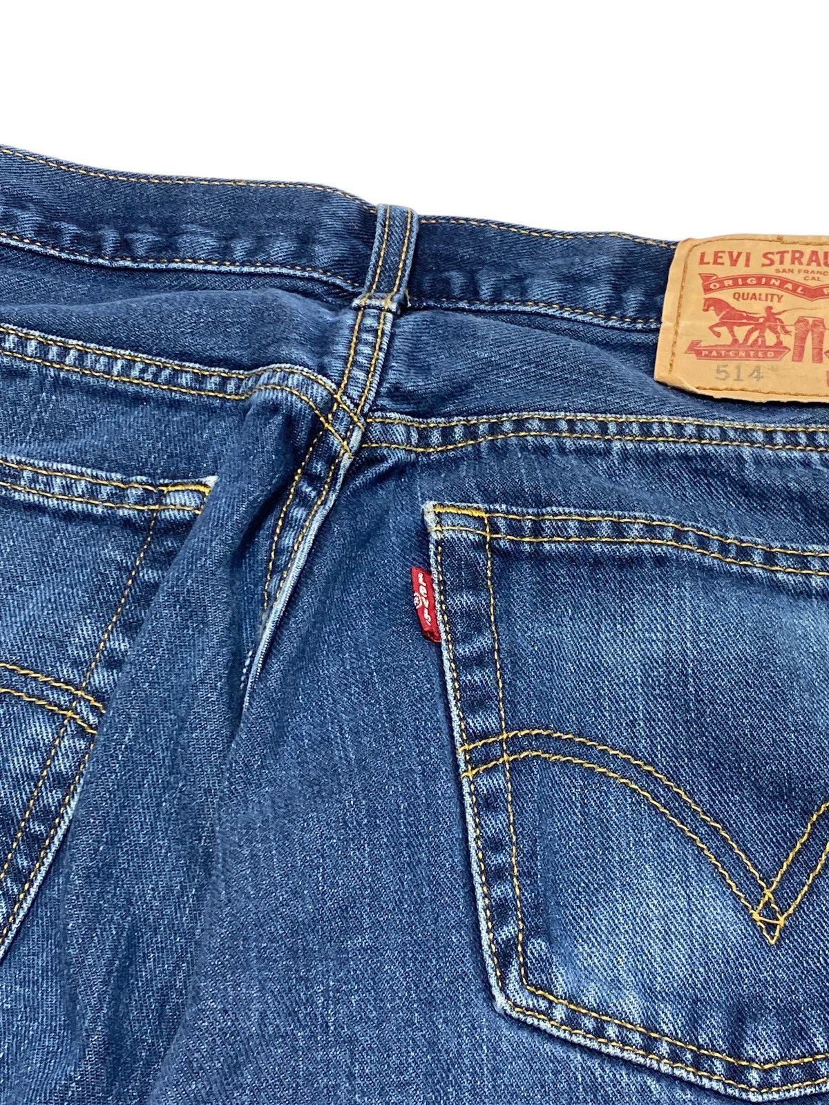 Jean Vintage LEVI'S Denim Blue Jeans 514 Size US 32 / EU 48 - 11 Thumbnail