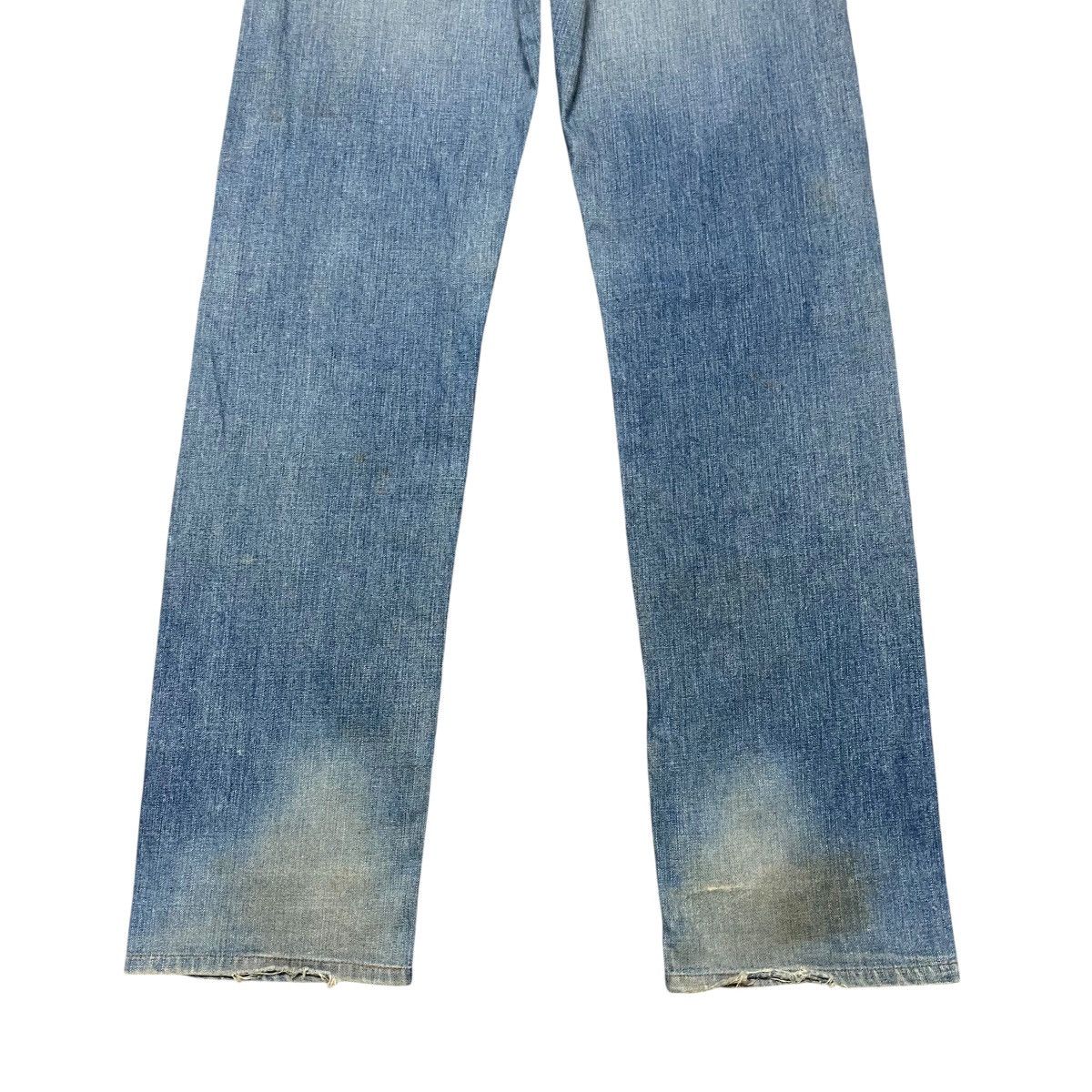 Levi's Vintage Levis 503 Distressed Denim Selvedge Jeans Size US 29 - 13 Thumbnail