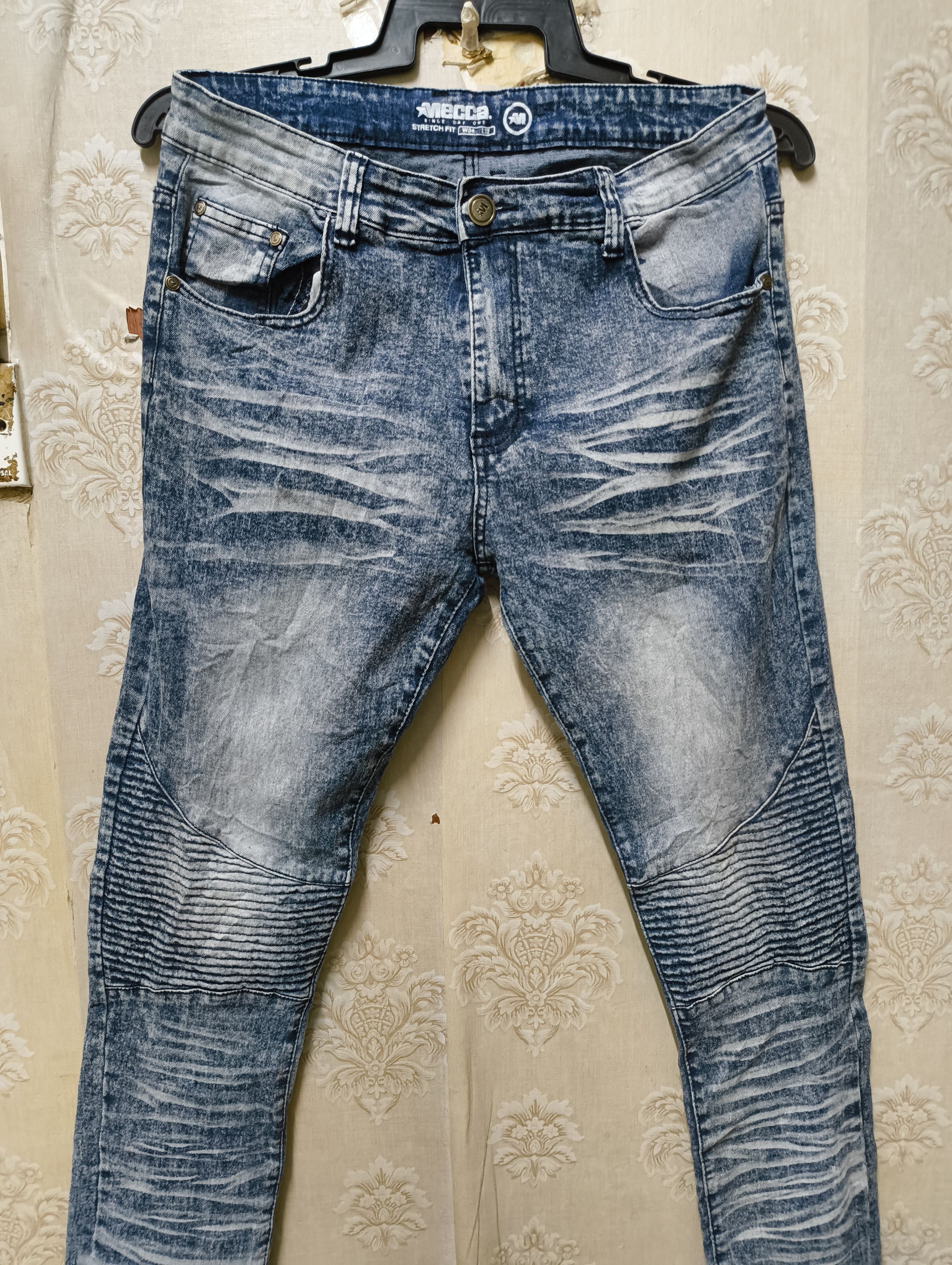 Mecca MECCA BIKER JEANS SKINNY STRETCH FIT Size US 35 - 5 Thumbnail