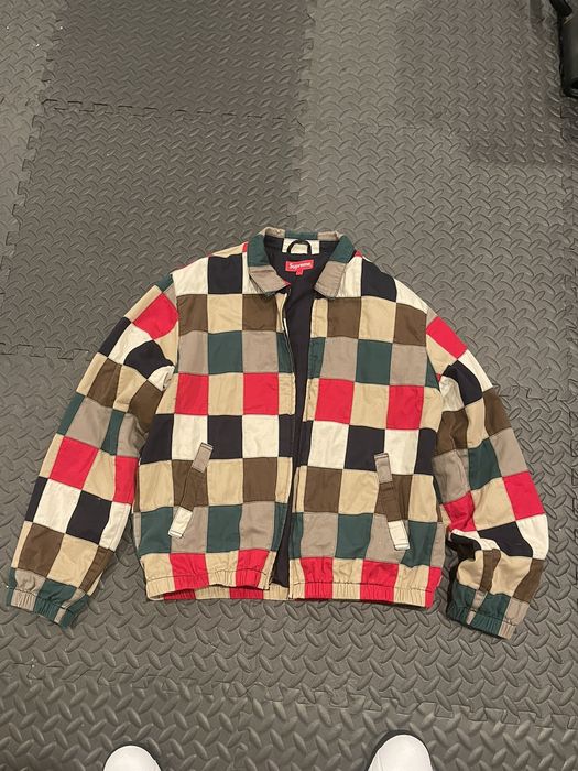 Supreme Supreme patchwork Harrington jacket | Grailed