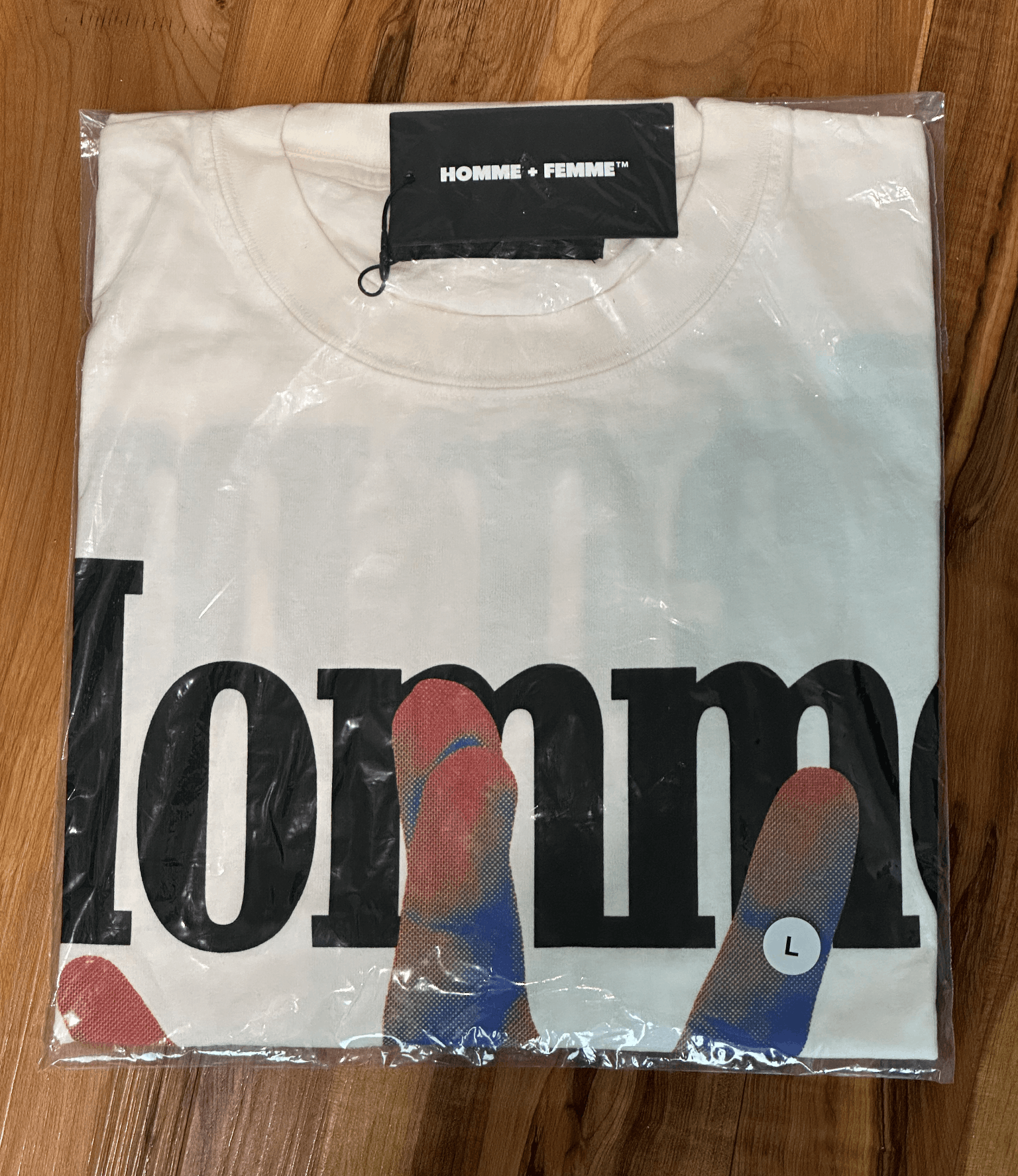 Homme + Femme La Men's Twisted Fingers T Shirt With Infrared Size US L / EU 52-54 / 3 - 2 Thumbnail