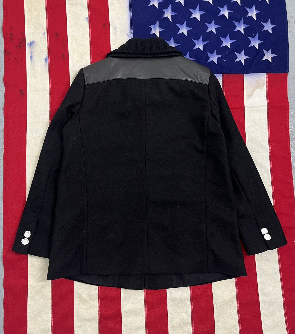 See by Chloe See By Chloé Black Wool Coat - Designer Jacket Size M / US 6-8 / IT 42-44 - 2 Thumbnail