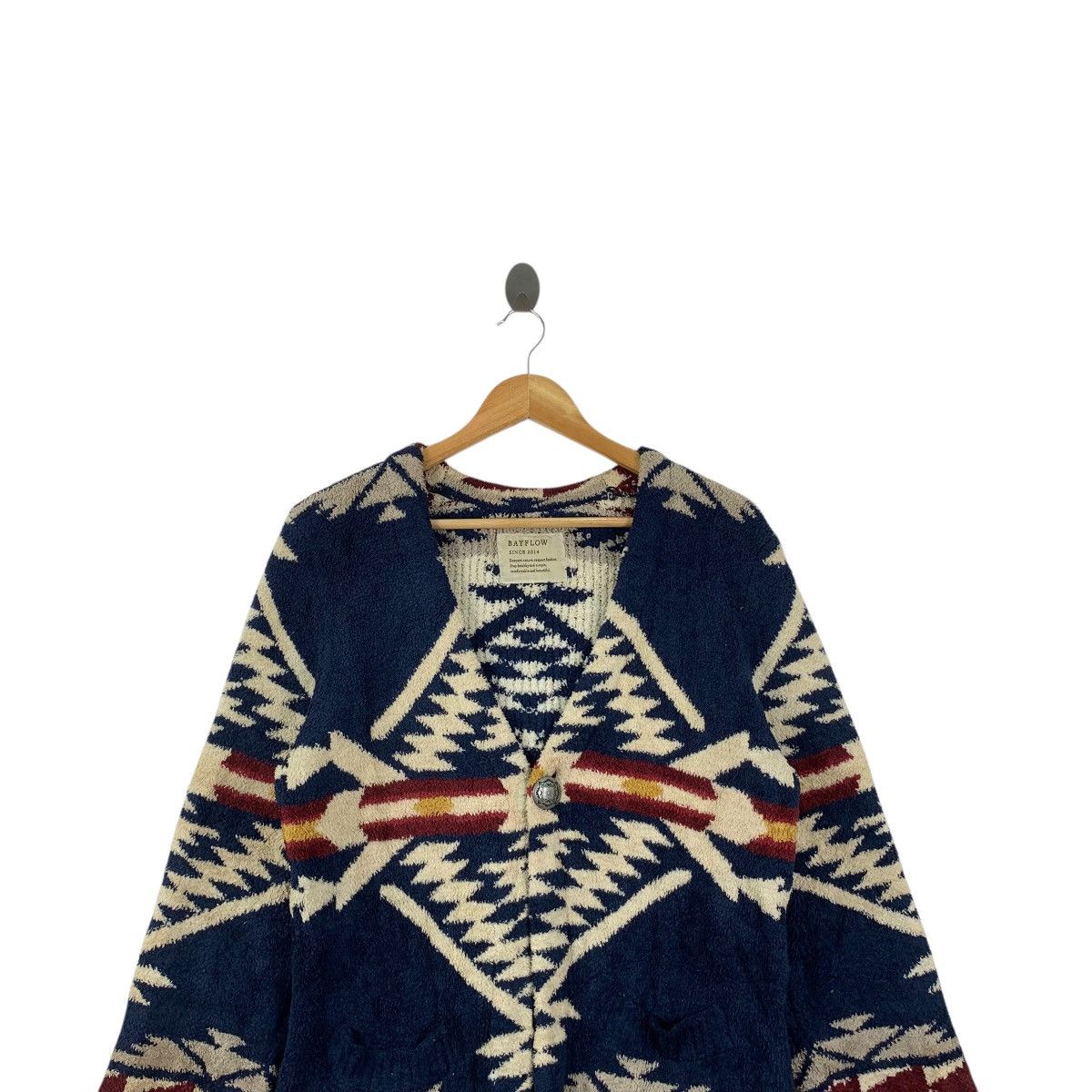 Other BAYFLOW AZTEC NAVAJO Native Aboriginal Fleece Jacket Size M / US 6-8 / IT 42-44 - 2 Thumbnail