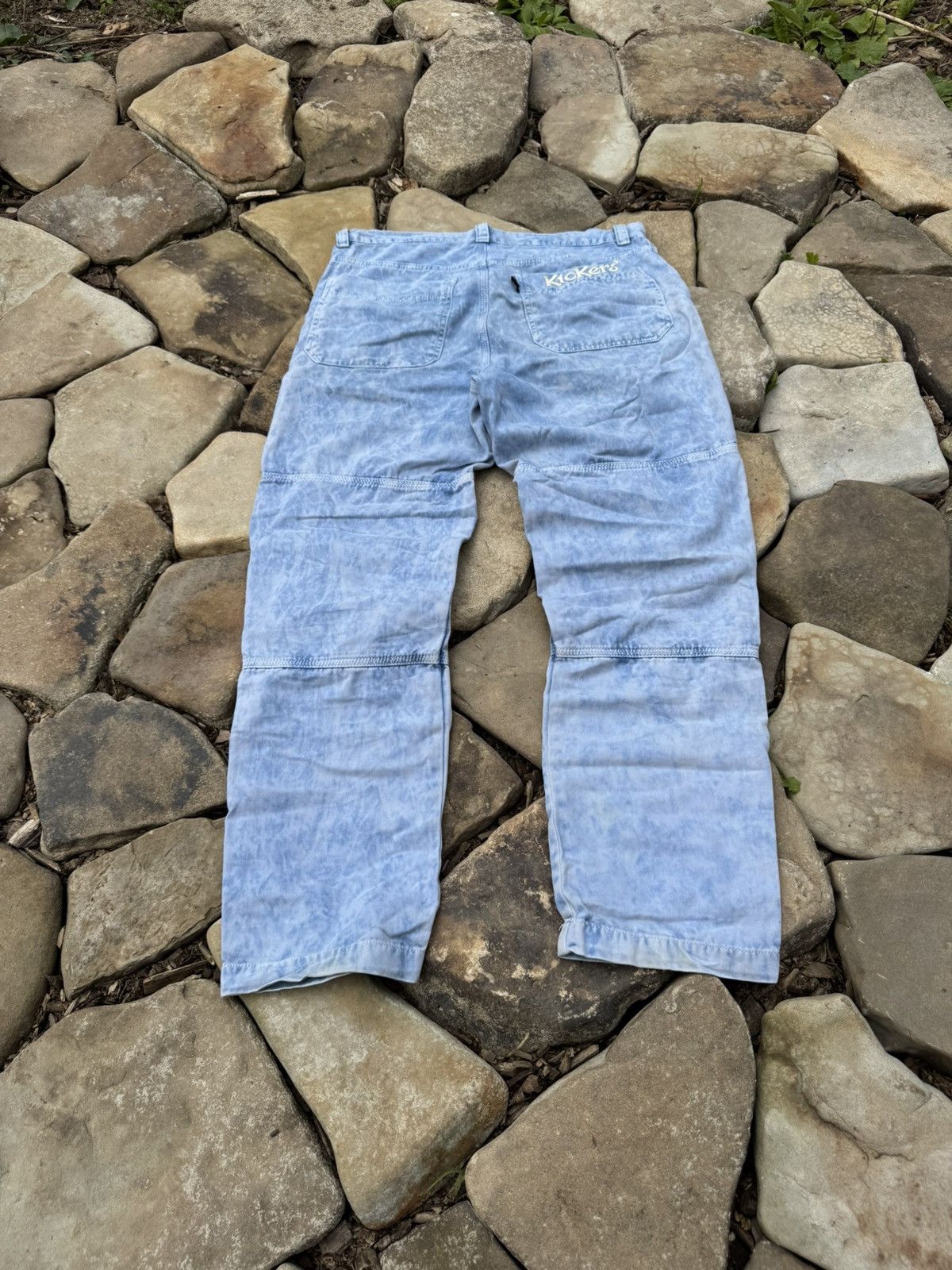 Vintage Vintage Kickers Washed Y2k Baggy Pants Size US 34 / EU 50 - 2 Thumbnail