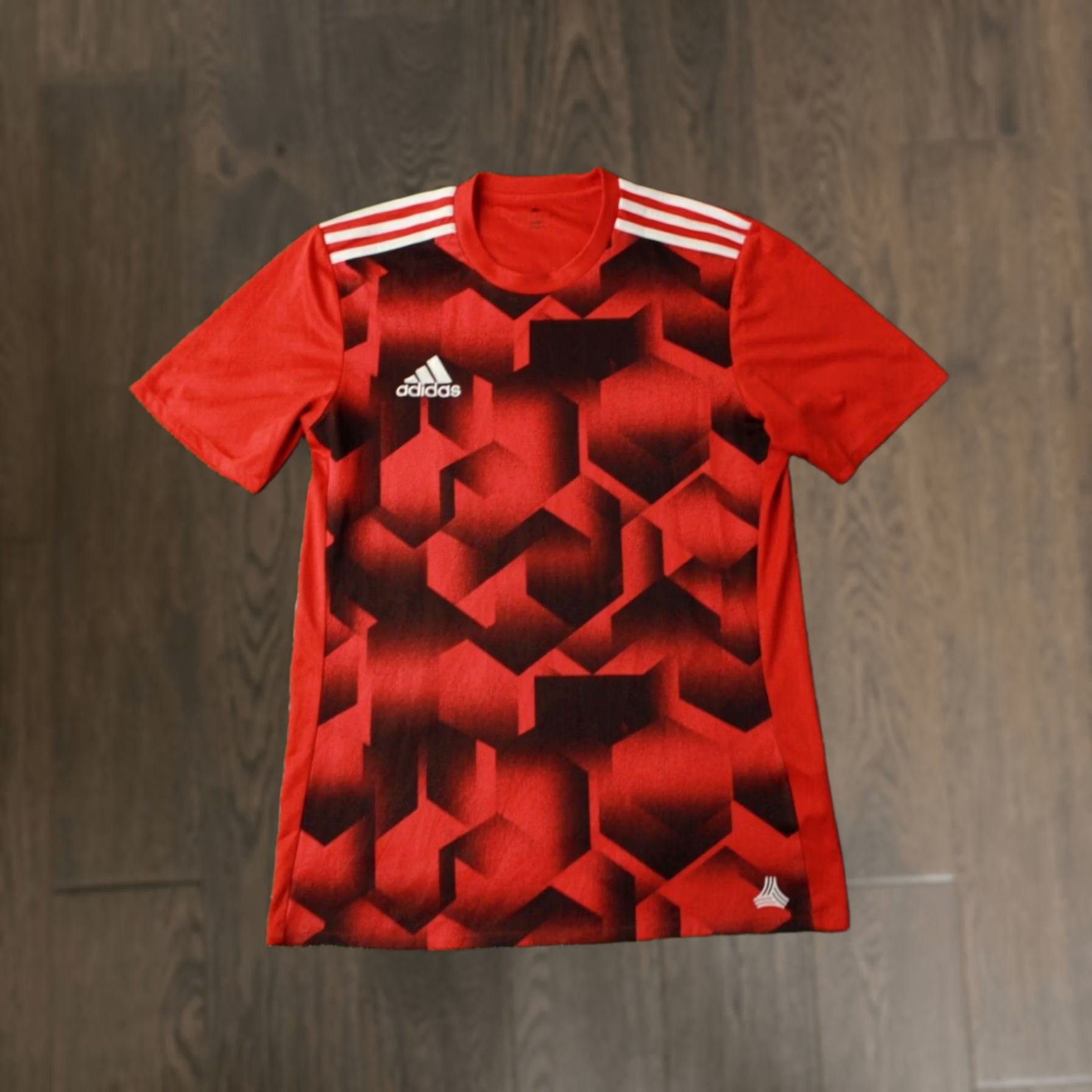 Adidas ADIDAS Tango PERFORMANCE ORIGINAL 2016 FOOTBALL SHIRT JERSEY S SMALL Men Shirt Short Sleeve Red Black White 2016 Tango Mens Size US S / EU 44-46 / 1 - 1 Thumbnail