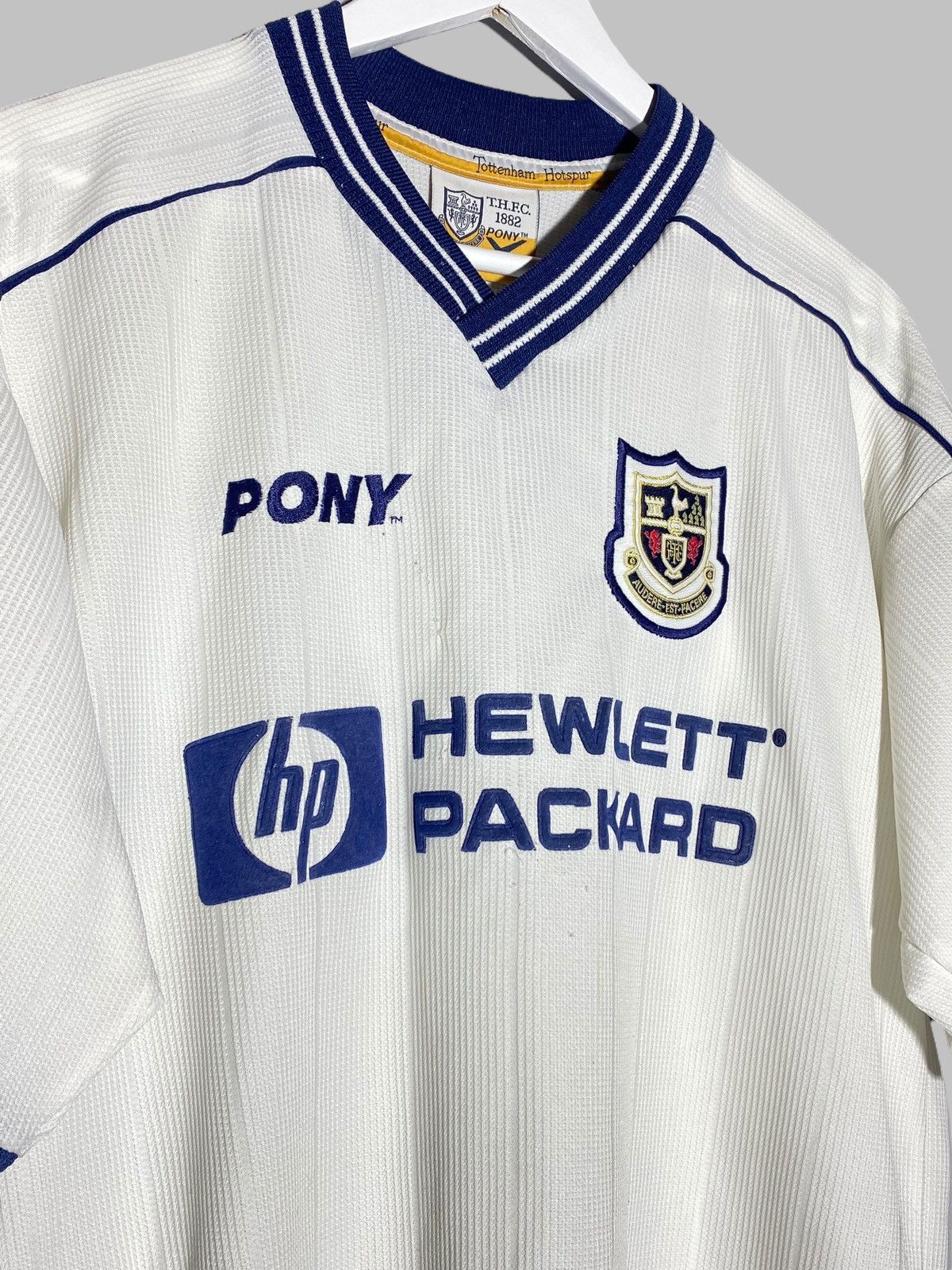 Vintage Pony Tottenham Hotspur 1997/98 Home Football Shirt Jersey Size US M / EU 48-50 / 2 - 4 Thumbnail
