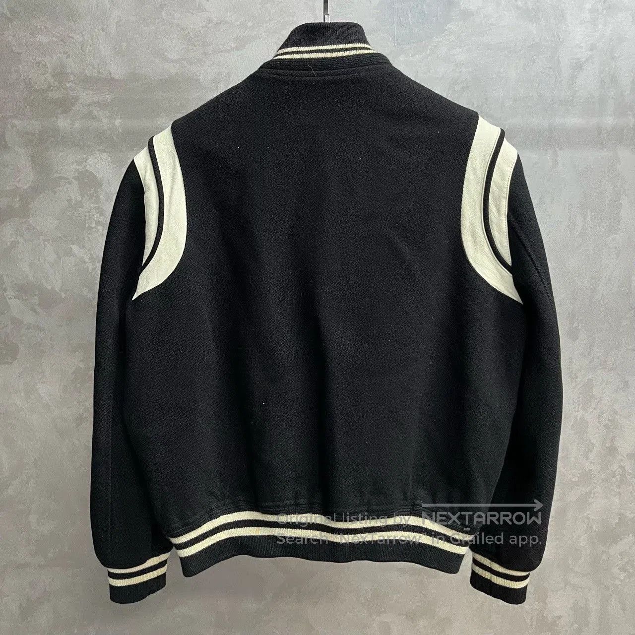 Saint Laurent Paris Saint Laurent Black Varsity Jacket. Size US M / EU 48-50 / 2 - 2 Thumbnail