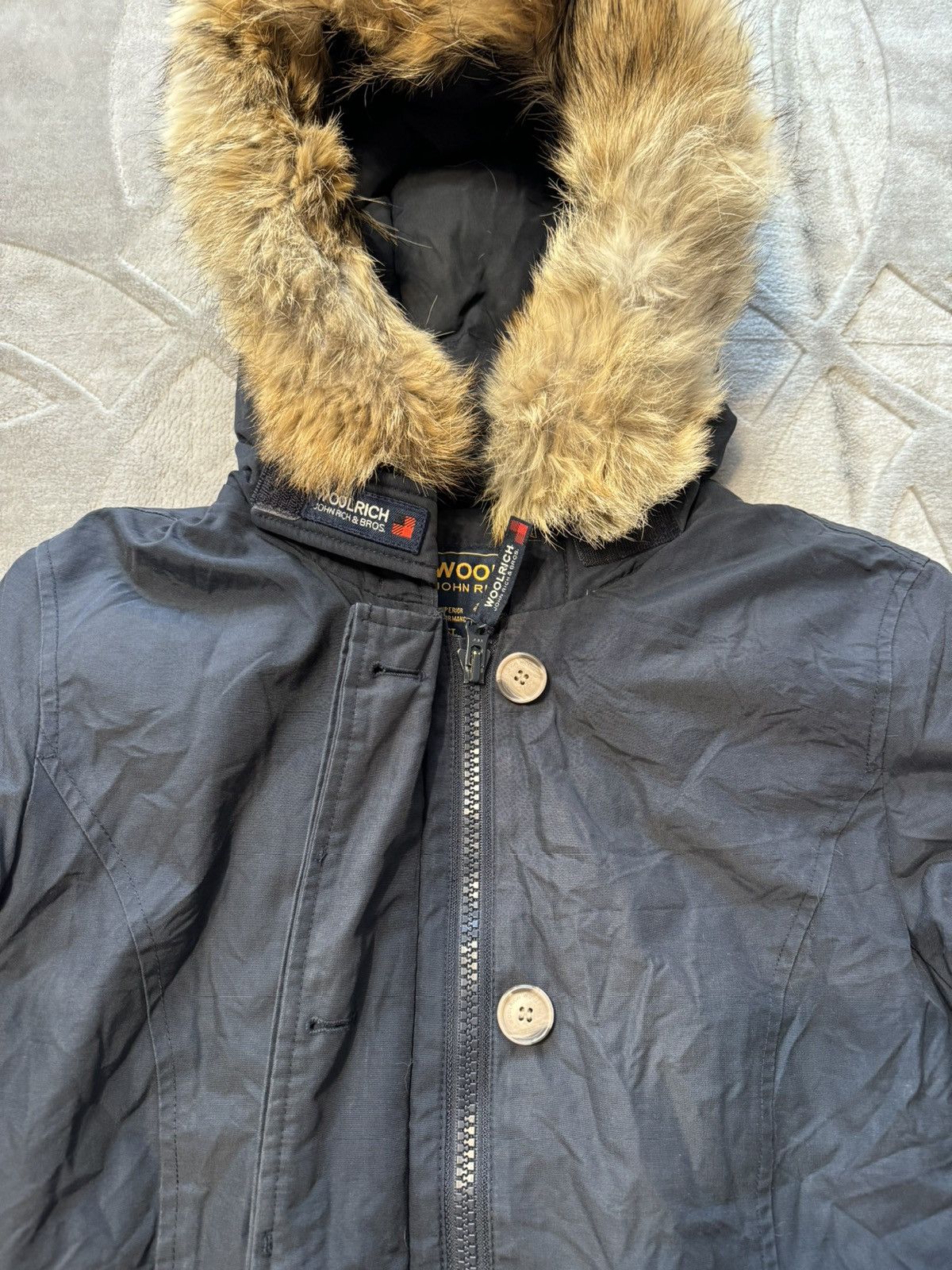 Woolrich Woolen Mills Woolrich John Rich & Bros M down jacket parka women's coat Size M / US 6-8 / IT 42-44 - 7 Thumbnail