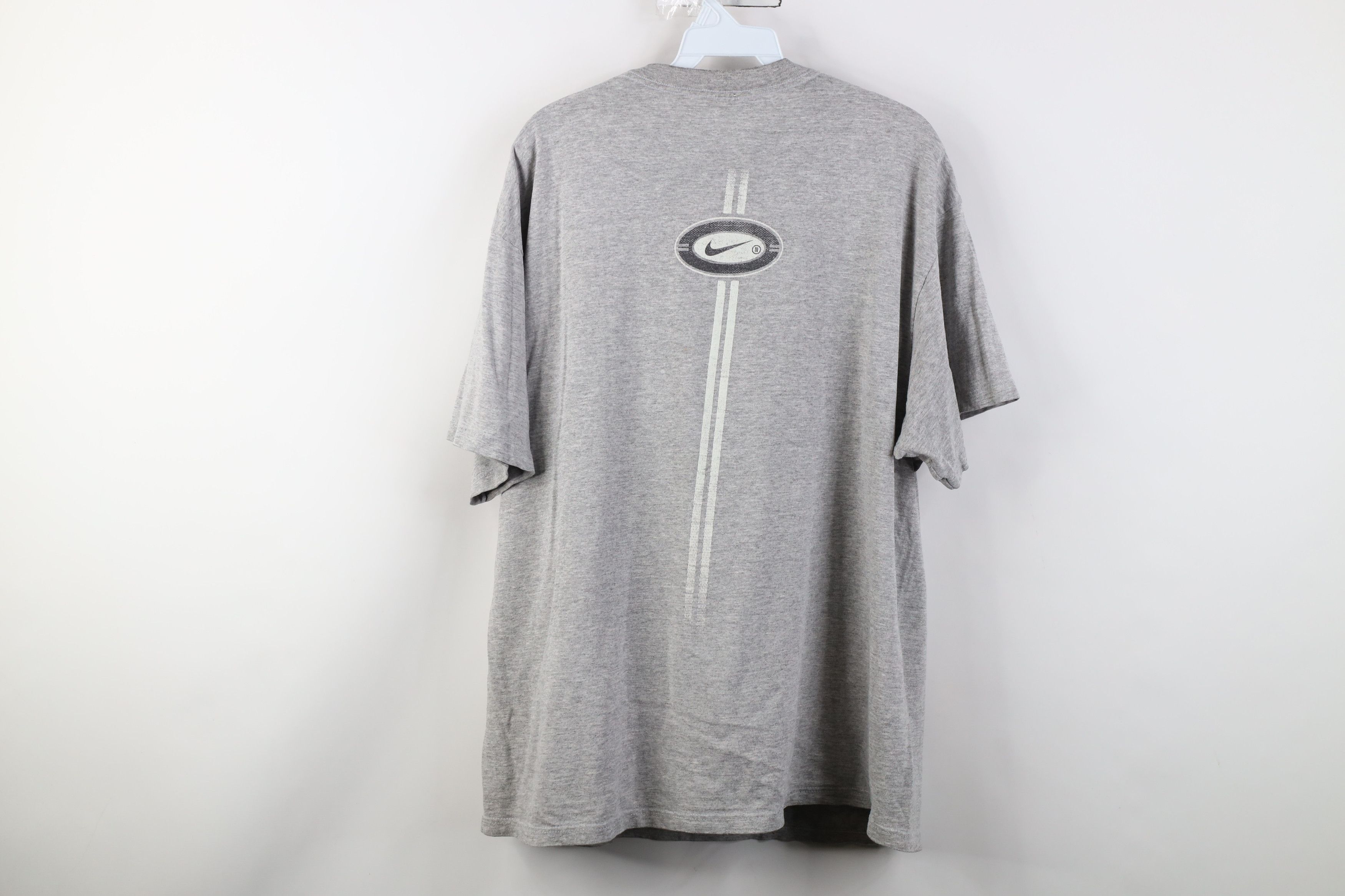 Nike Vintage 90s Nike Travis Scott Center Swoosh T-Shirt USA Size US L / EU 52-54 / 3 - 13 Thumbnail