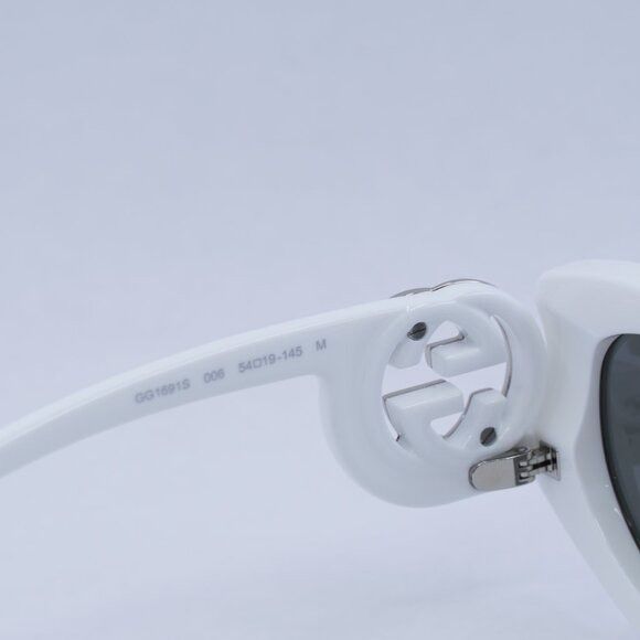 Gucci 🕶️ New Gucci GG1691S 006 Sunglasses - White Frame Size ONE SIZE - 8 Thumbnail