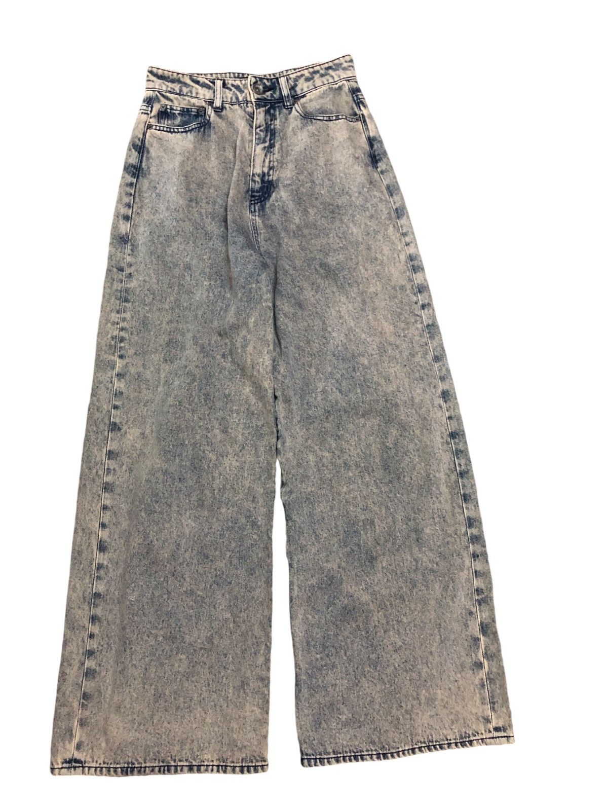Hysteric Glamour × Japanese Brand × Le Grande Bleu (L.G.B.) Jeanasis high waist Stone Wash Baggy Fit Pants Size 26" / US 2 / IT 38 - 1 Thumbnail