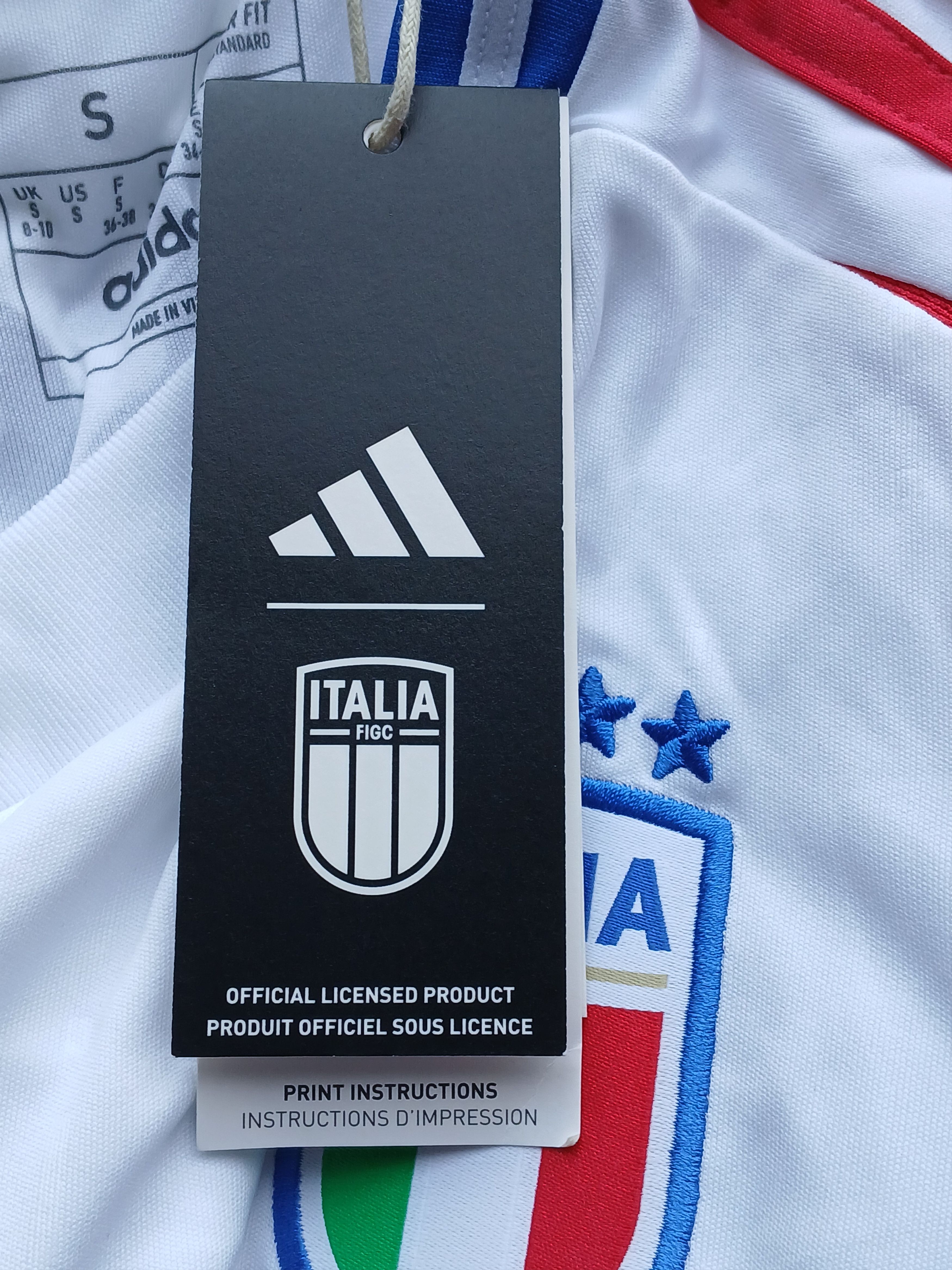 Adidas New Italy Football National Team 24/25 Away Jersey T-Shirt Size S / US 4 / IT 40 - 10 Thumbnail