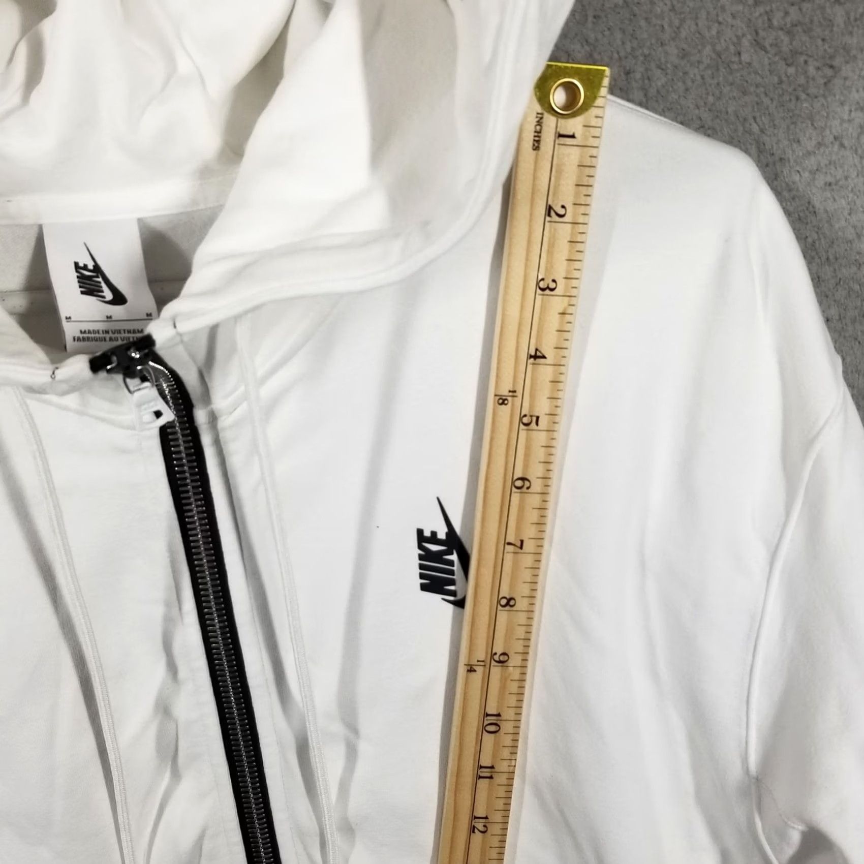 Nike NikeLab Nike Lab Collection Men M French Terry Fleece Full-Zip Hoodie 923791-100 Size US M / EU 48-50 / 2 - 5 Thumbnail
