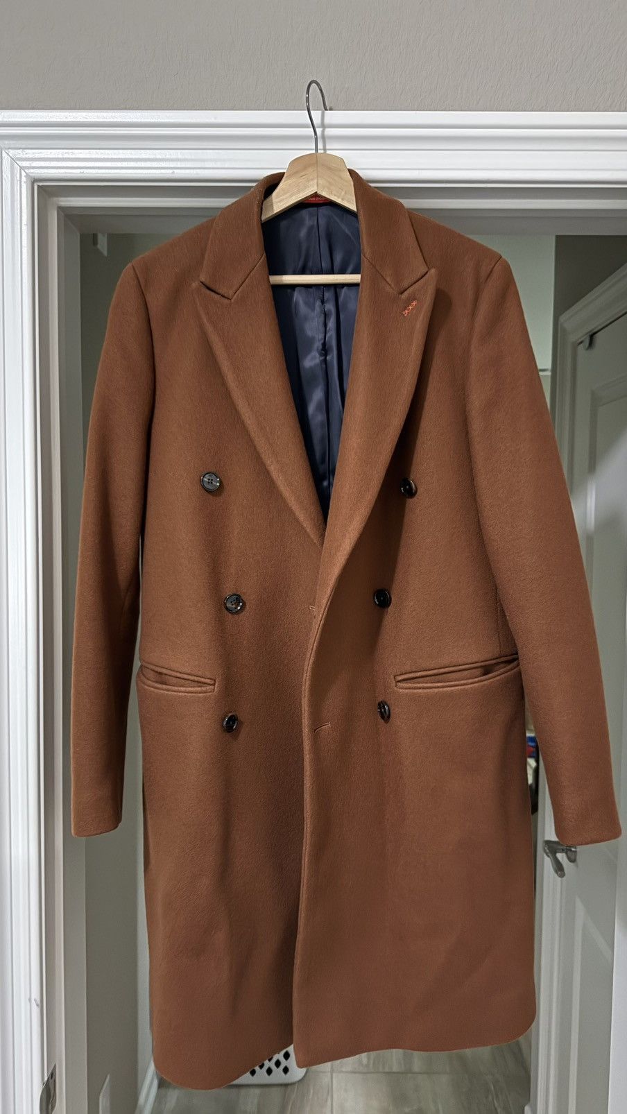 Scotch & Soda Wool Coat in Chestnut Size US S / EU 44-46 / 1 - 1 Thumbnail