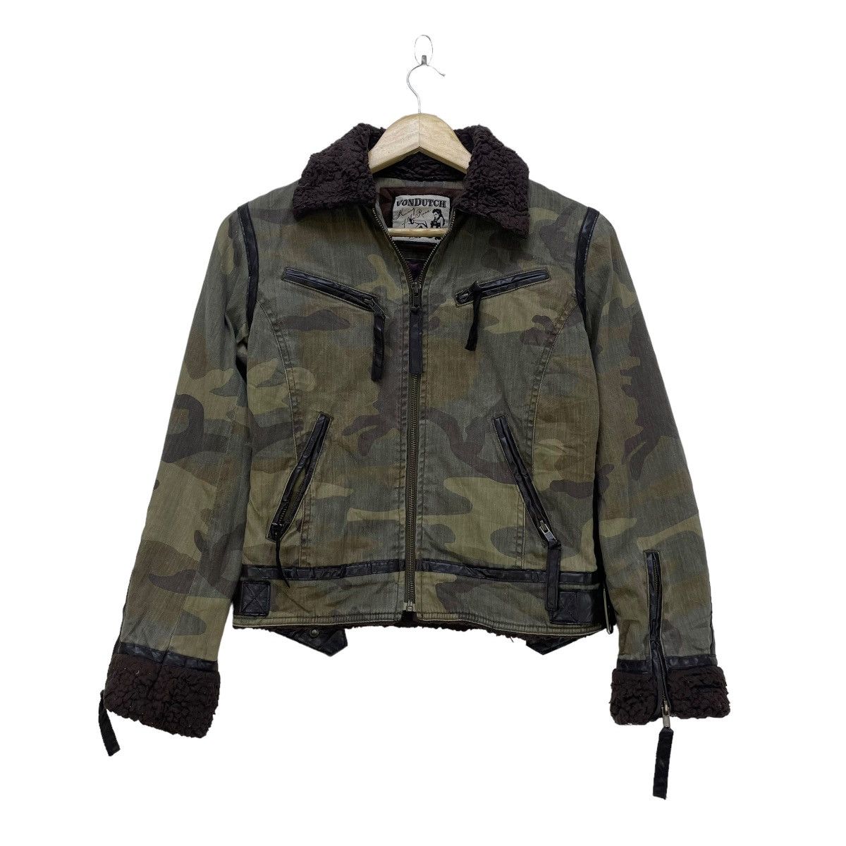 Hysteric Glamour × Von Dutch Vintage Von Dutch Camo Jacket Size M / US 6-8 / IT 42-44 - 2 Thumbnail