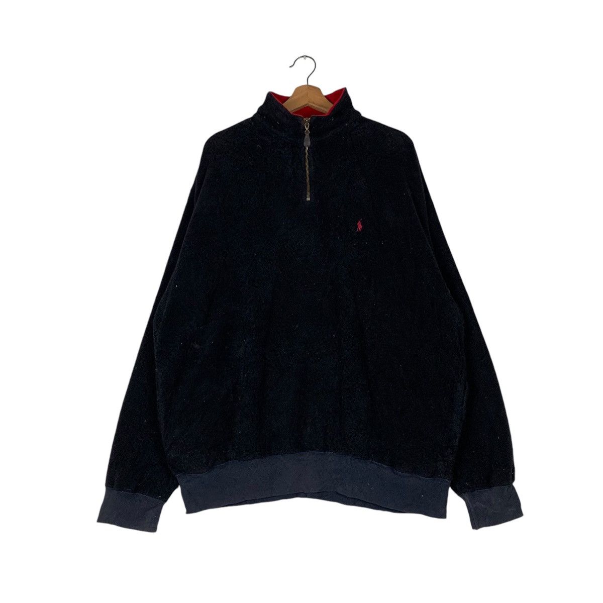 Polo Ralph Lauren POLO RALPH LAUREN Half Zip Turtleneck Fleece #1416-C64 Size US XL / EU 56 / 4 - 1 Thumbnail