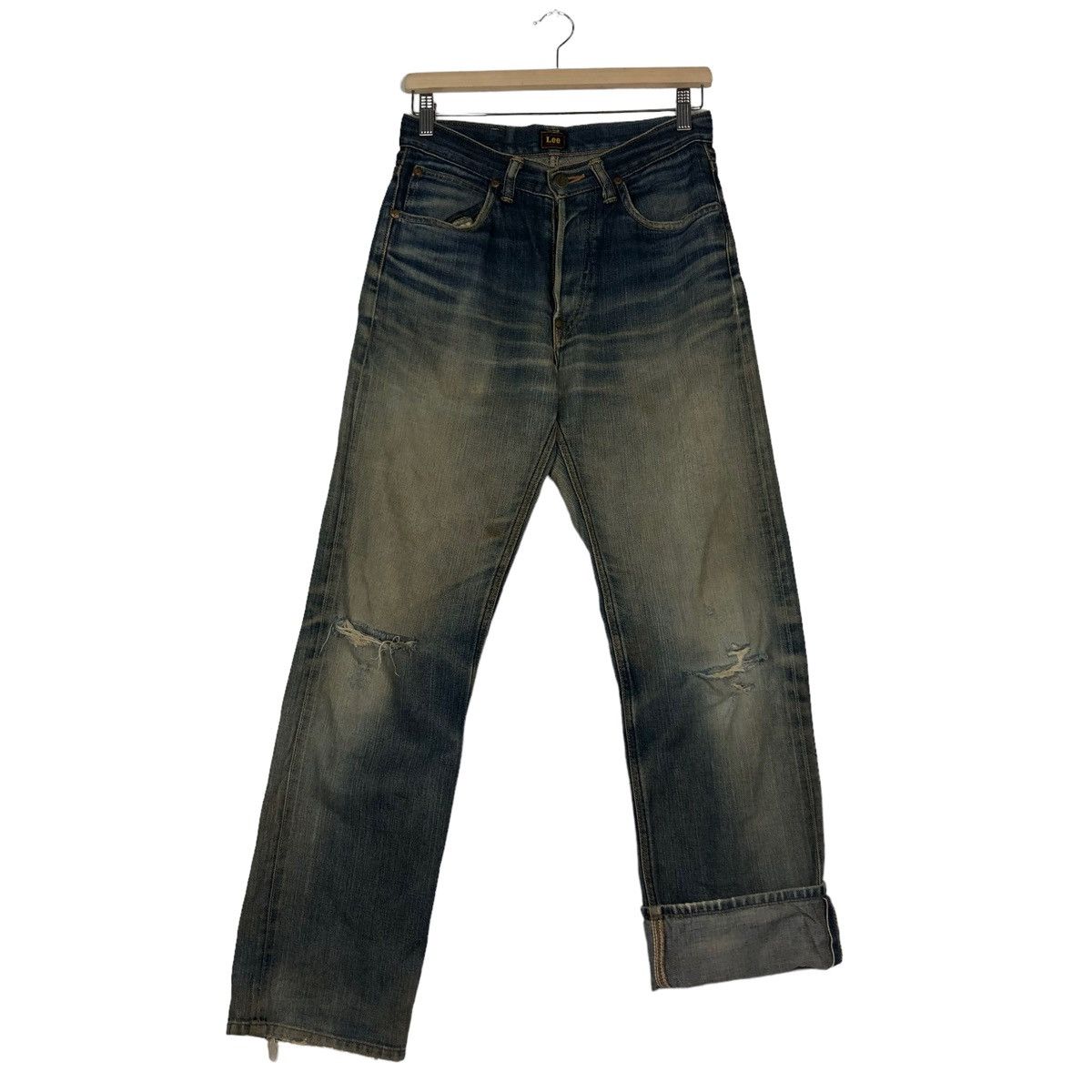 Japanese Brand 🔥VINTAGE DENIM JEANS LEE UNION MADE SANFORIZED Size US 30 / EU 46 - 11 Thumbnail