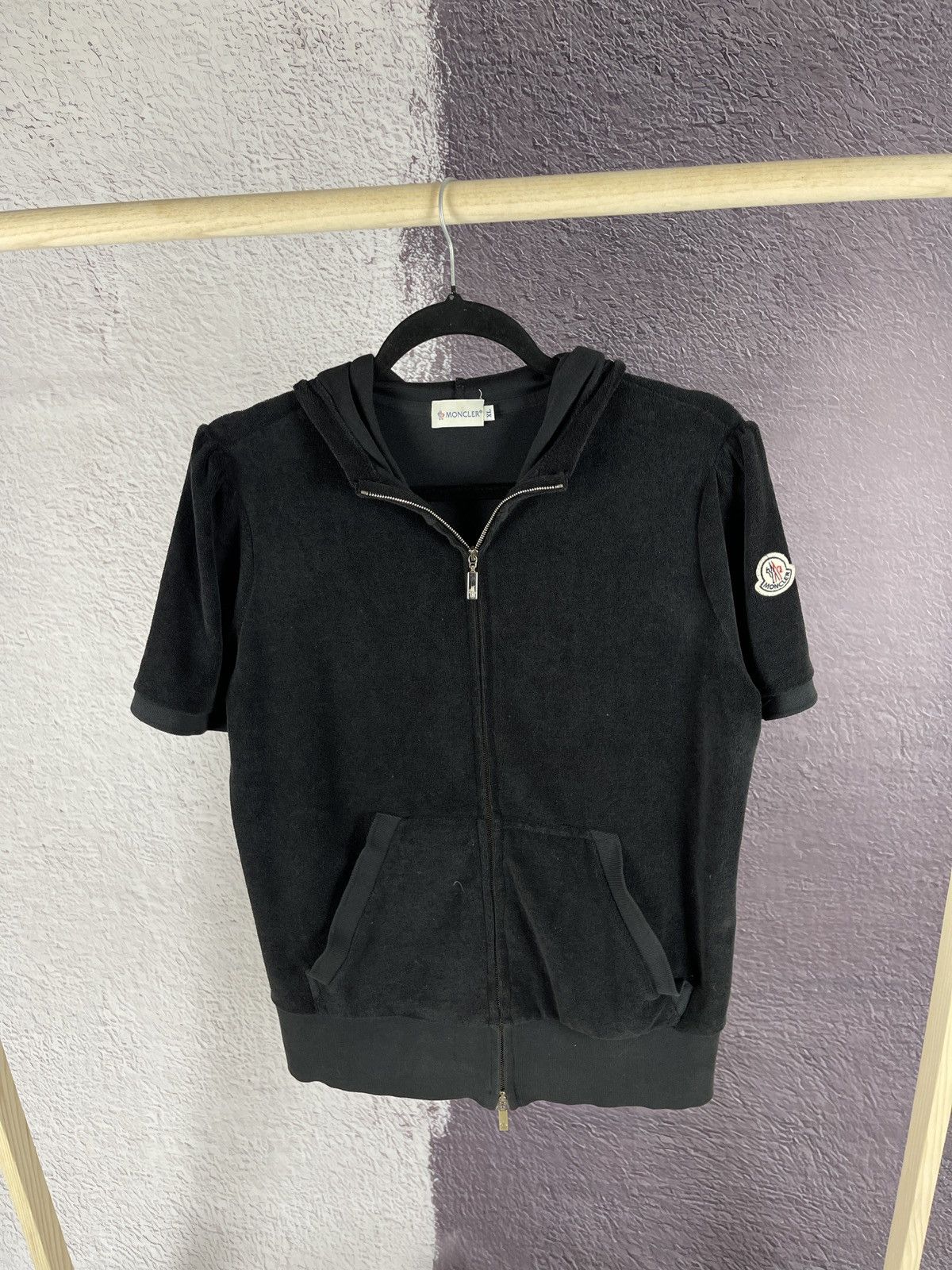 Moncler Moncler vintage towel style hooded full zip tee shirt Size XL / US 12-14 / IT 48-50 - 3 Thumbnail