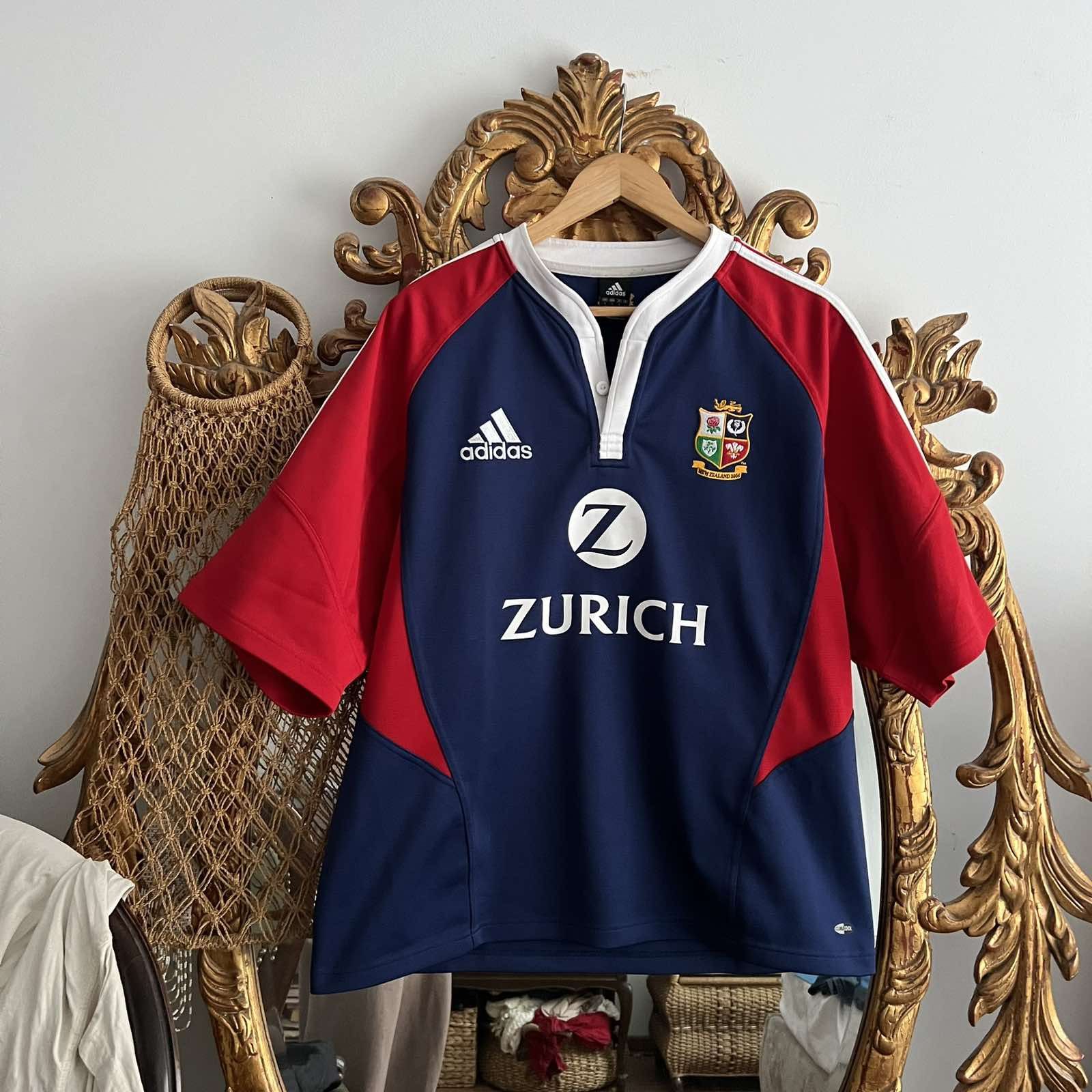 Adidas × Vintage British Irish Lions Union 2005 Adidas Rugby Jersey Large Size US L / EU 52-54 / 3 - 1 Thumbnail