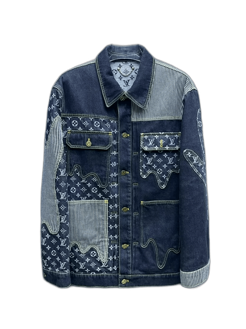 Louis Vuitton Louis Vuitton Deconstructed Denim Jacket for Men Size US L / EU 52-54 / 3 - 1 Thumbnail