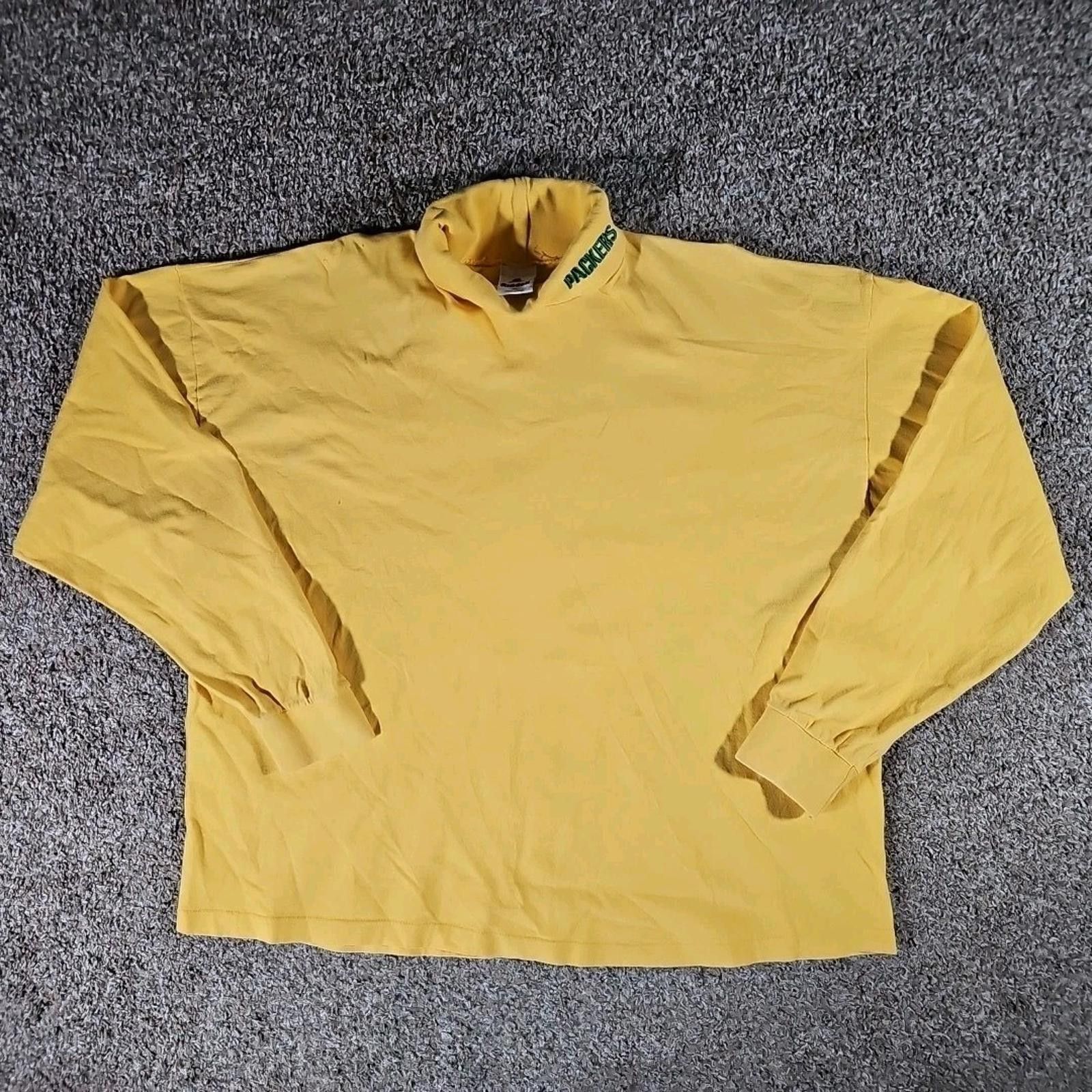Riddell Riddell XL Packers Yellow Turtleneck Size ONE SIZE - 1 Thumbnail