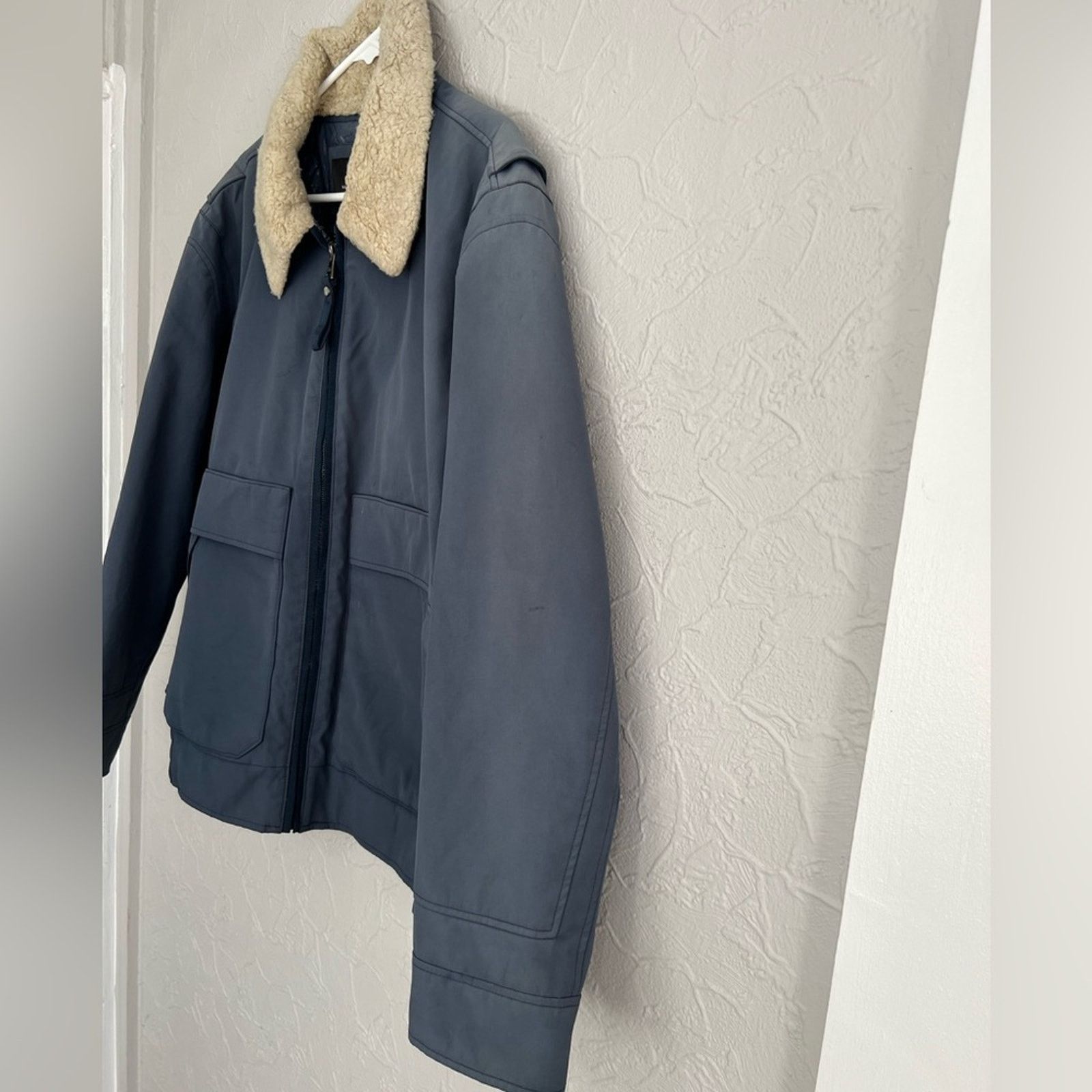 Andrew Marc Andrew Marc Yarmouth Micro Sheen Parka Jacket Sherpa LARGE Size US L / EU 52-54 / 3 - 3 Thumbnail