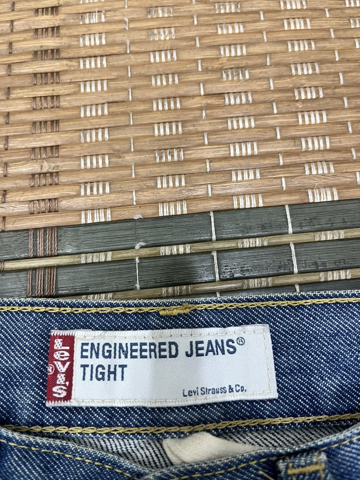 Levi's Levis Engineered Jeans Tight Twisted Denim Size US 30 / EU 46 - 9 Thumbnail