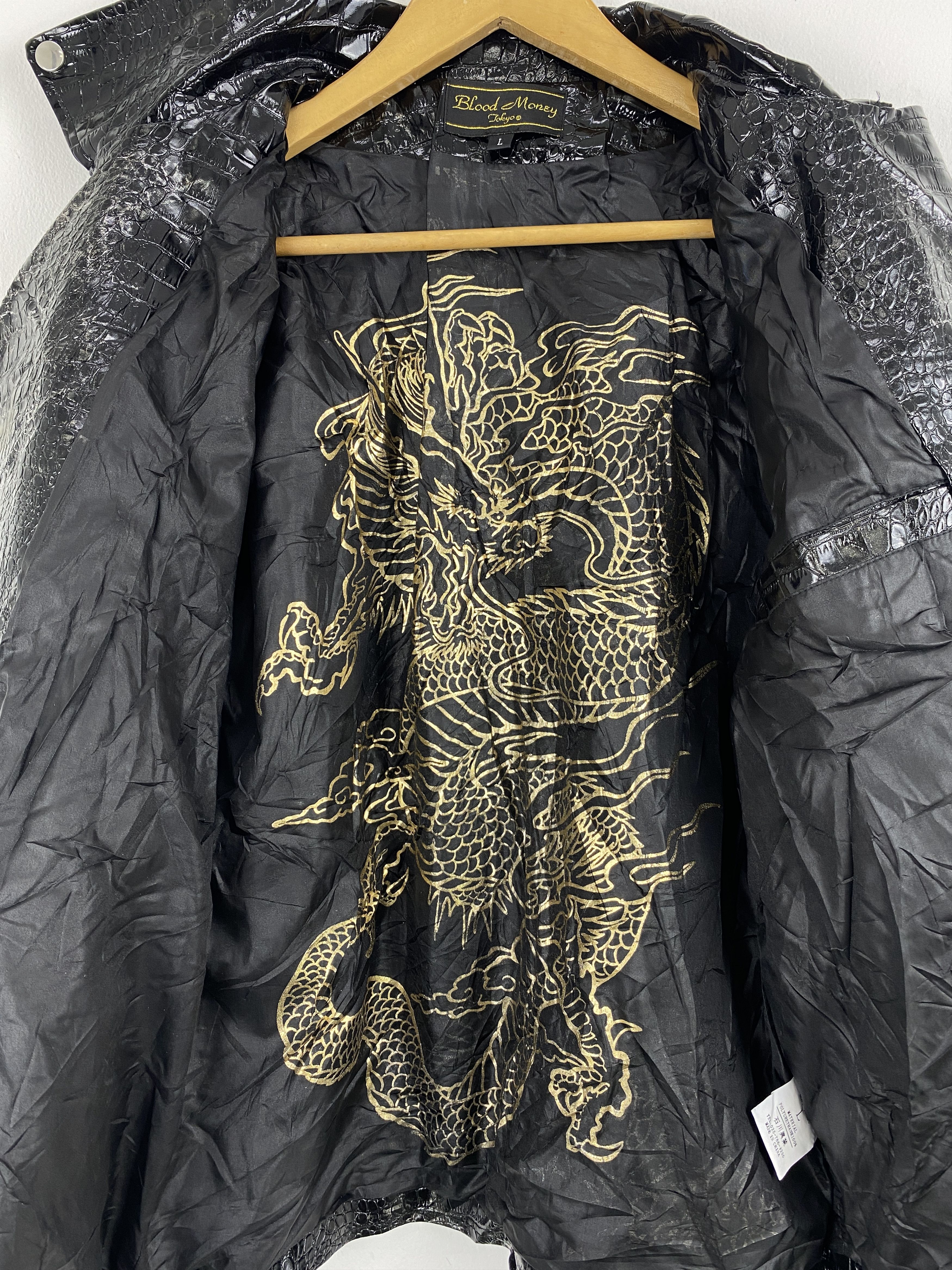 Japanese Brand Vintage Japanese Blood Money Tokyo Leather Jacket J2013 Size US L / EU 52-54 / 3 - 2 Thumbnail