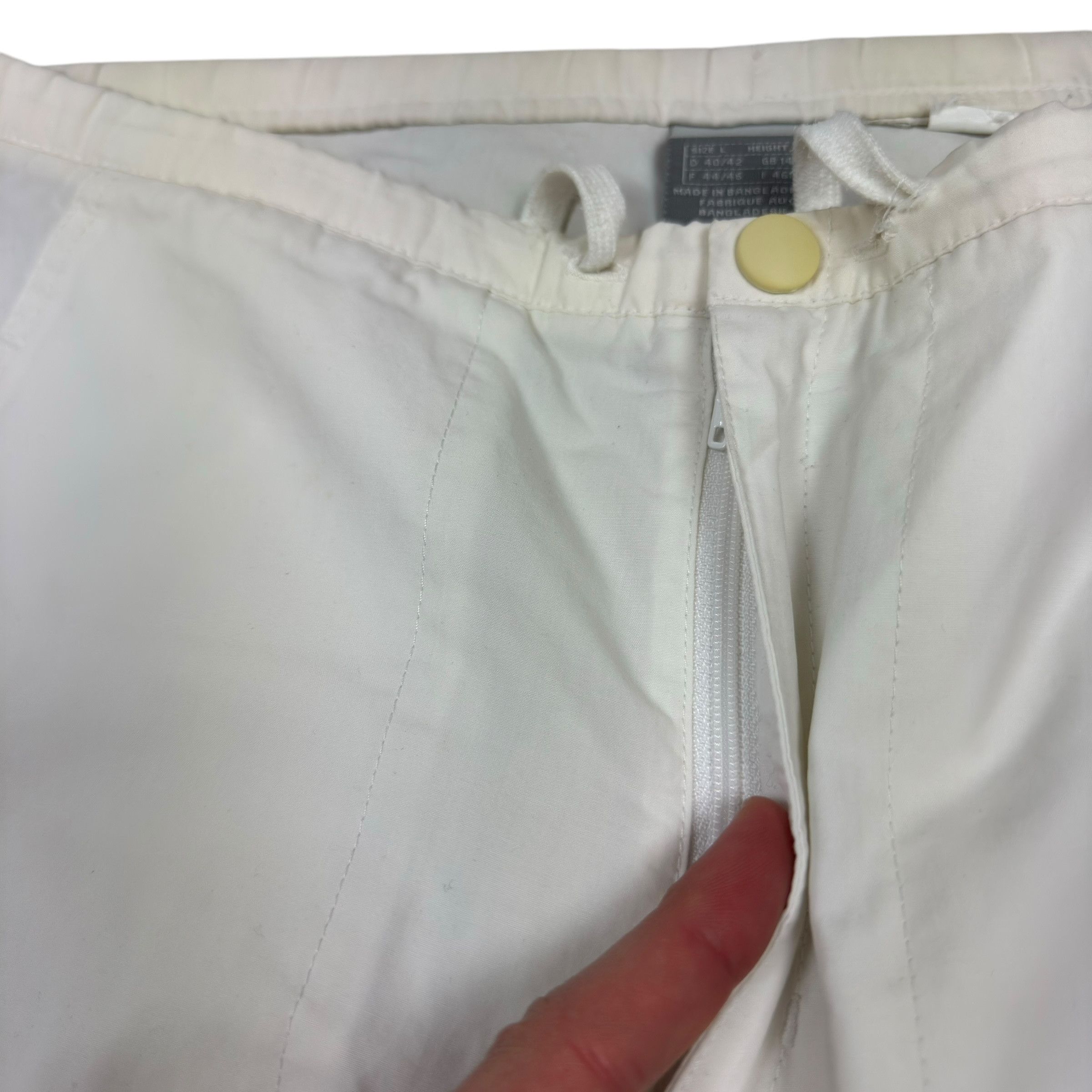 Nike × Vintage Nike Men's White Swoosh Pockets Athletic Sports Shorts Large Size US 30 / EU 46 - 4 Thumbnail