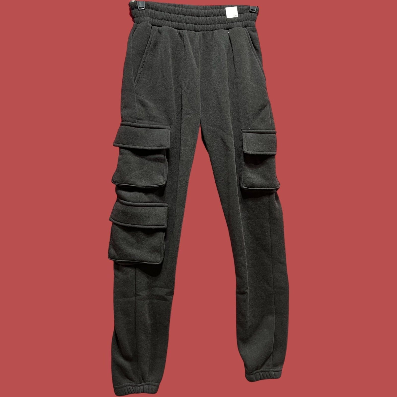 rue21 Rue 21 - Women's Cargo Sweatpants - Black - XXS Size 24" / US 00 / IT 34 - 14 Thumbnail