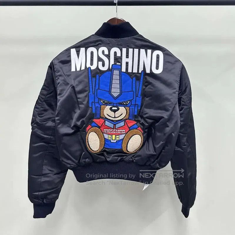 Moschino Moschino Black Women’s Bomber Jacket . Size XXS / US 00 / IT 34 - 2 Thumbnail