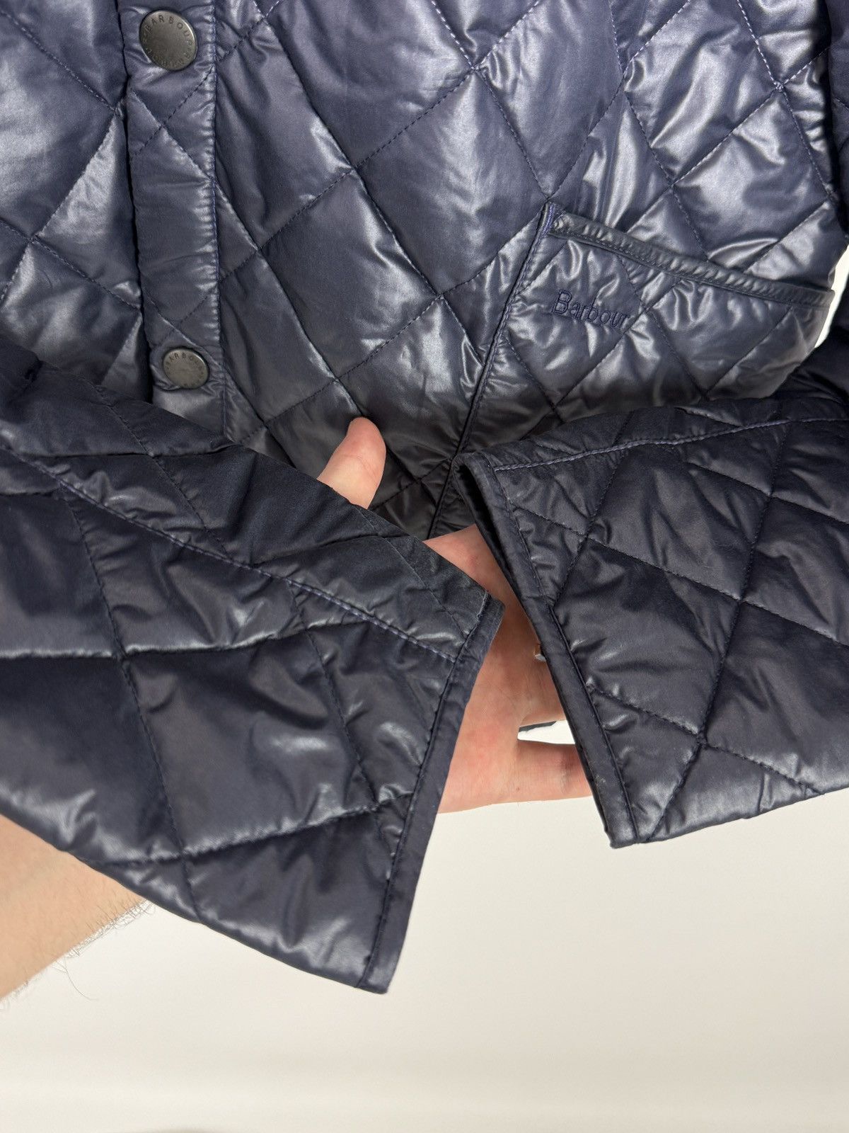 Barbour Barbour Egremont Purple Gradient Quilted Padded Jacket L Size US L / EU 52-54 / 3 - 4 Thumbnail