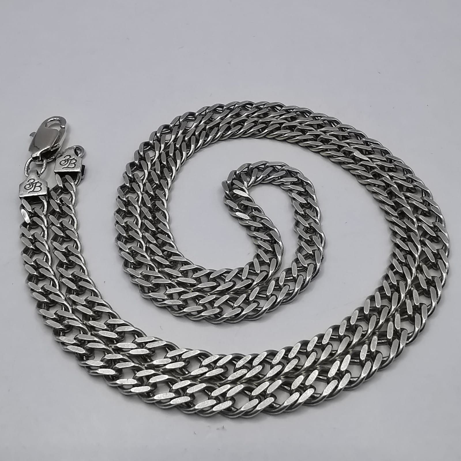 Jewelry Chain, 925 Sterling Silver, Signed 26,77G, Men's