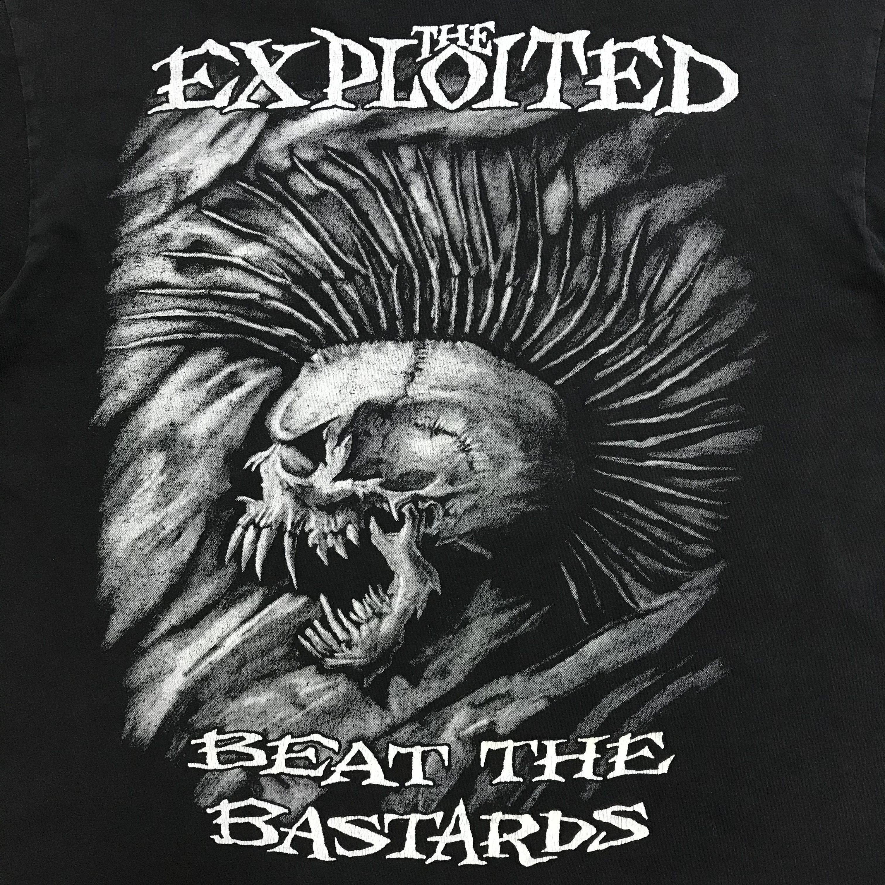 Band Tees THE EXPLOITED Beat the Bastards 1996 T-Shirt Tee Rare Punk Size US M / EU 48-50 / 2 - 7 Thumbnail