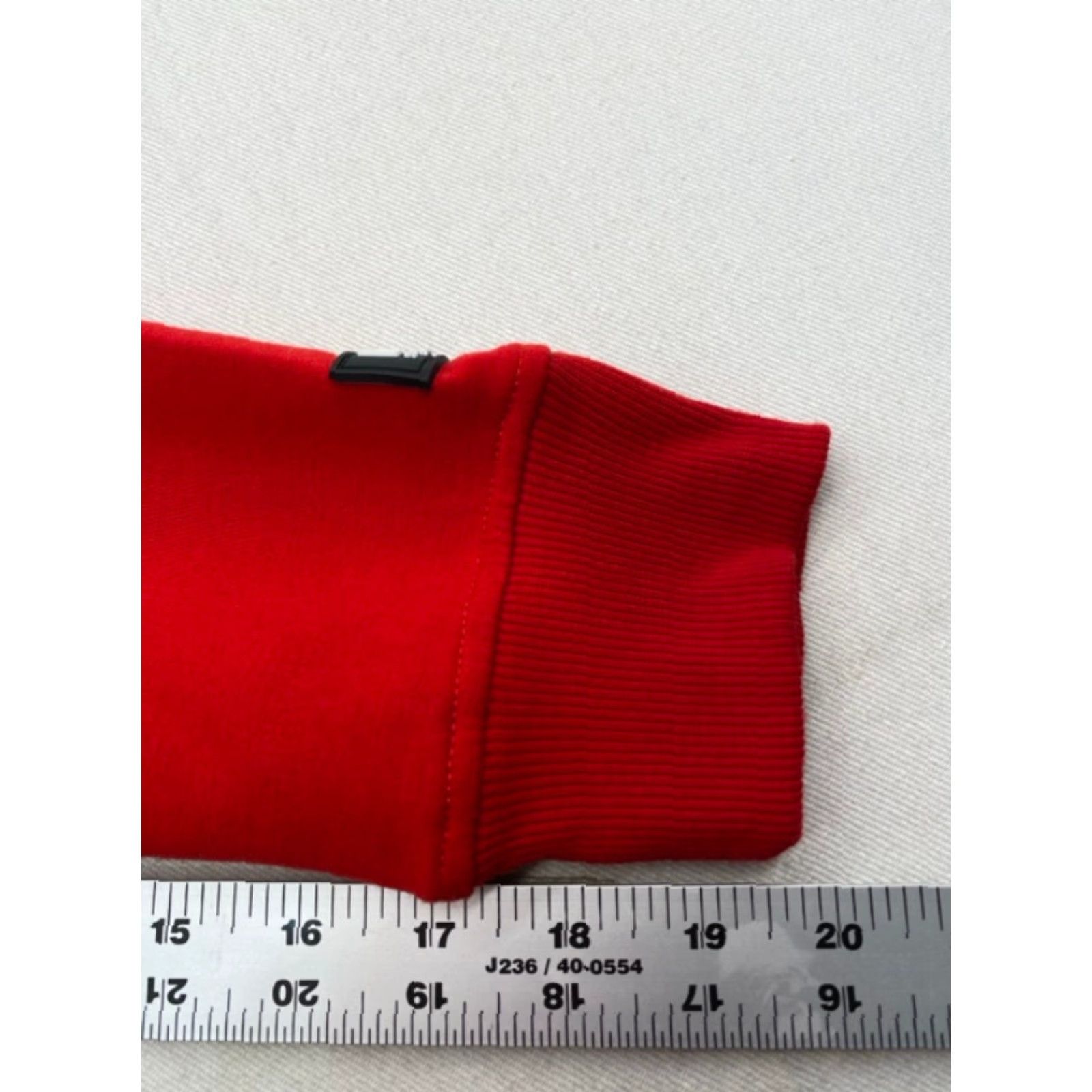 DKNY DKNY Pullover 1/4 Zip Sport Sweater Womens S Red Black Grey NWT 3247 Size S / US 4 / IT 40 - 8 Thumbnail